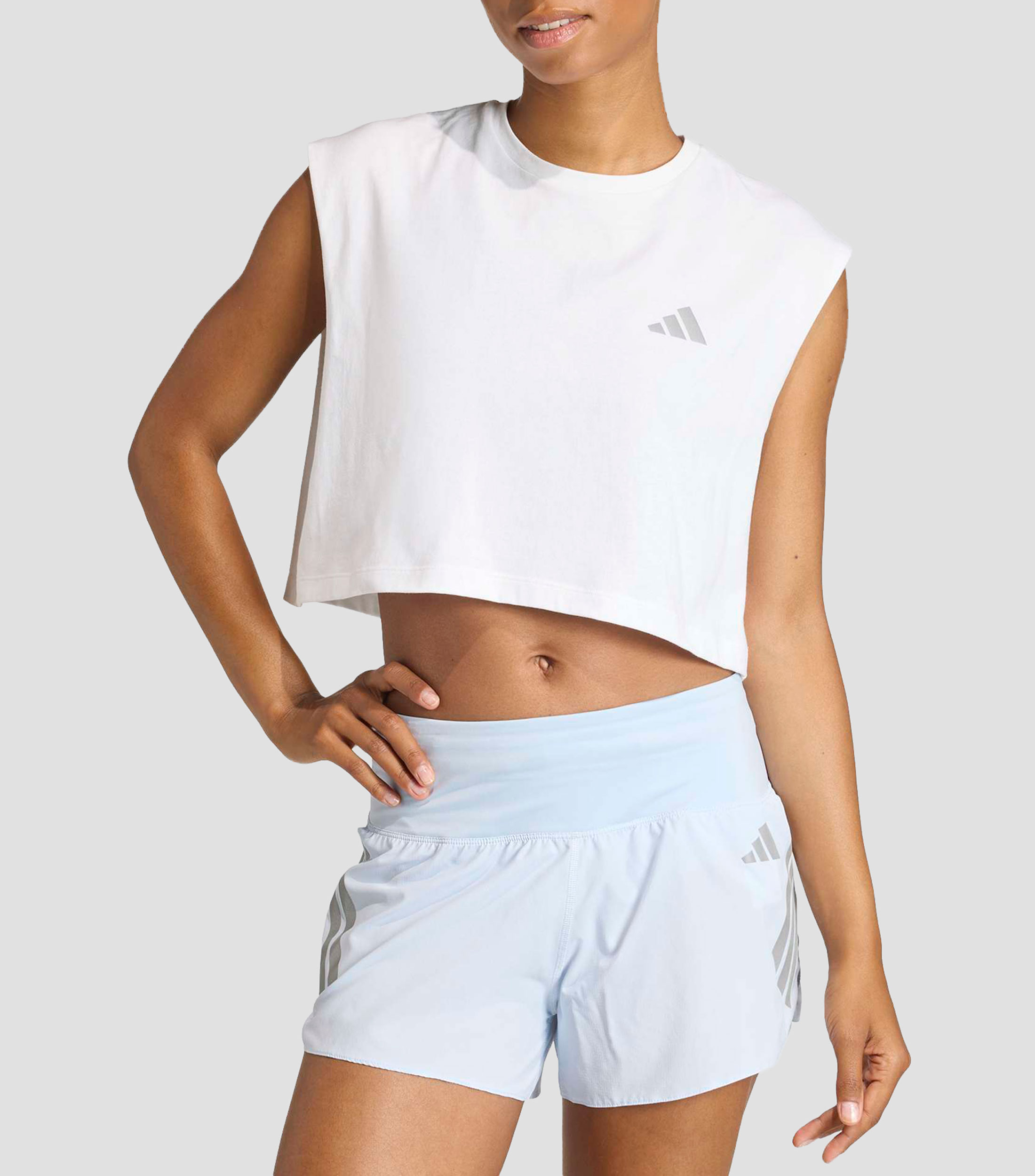 Tank para correr Running Essentials liso Mujer