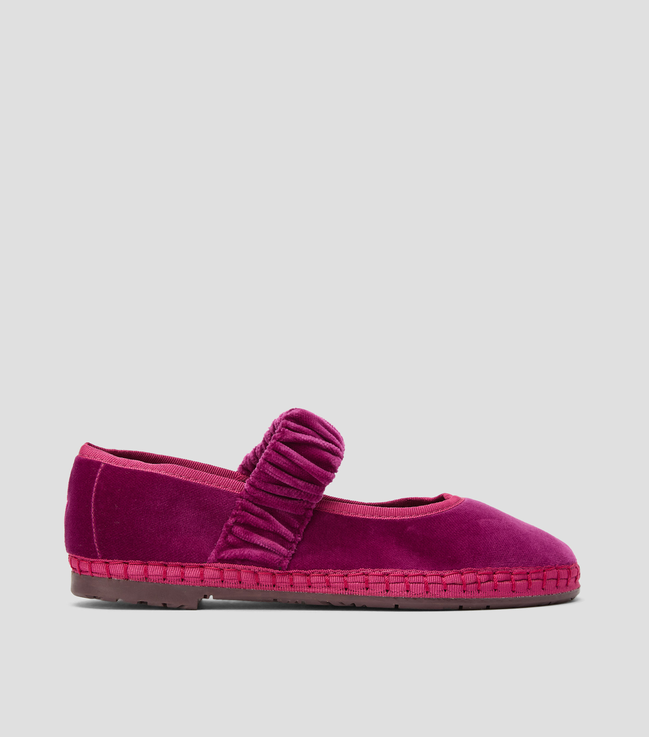Flats Mafalda terciopelo Mujer