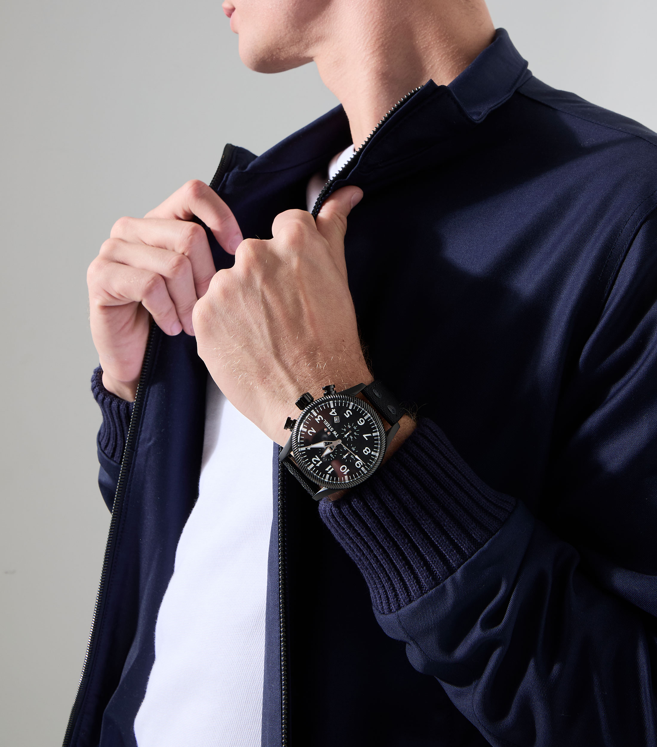 Reloj para Hombre Volante Casual, Negro