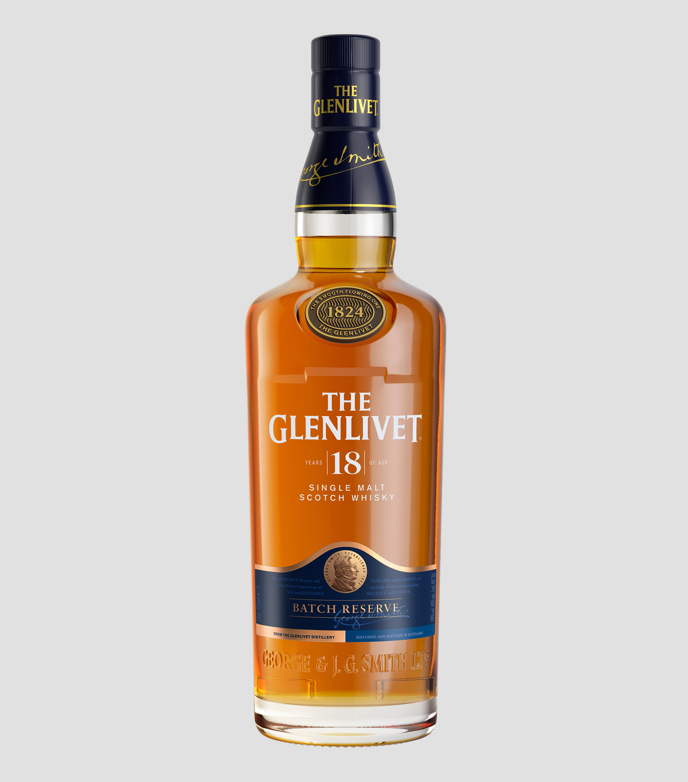 Whisky The Glenlivet 18 Años, 750 ml