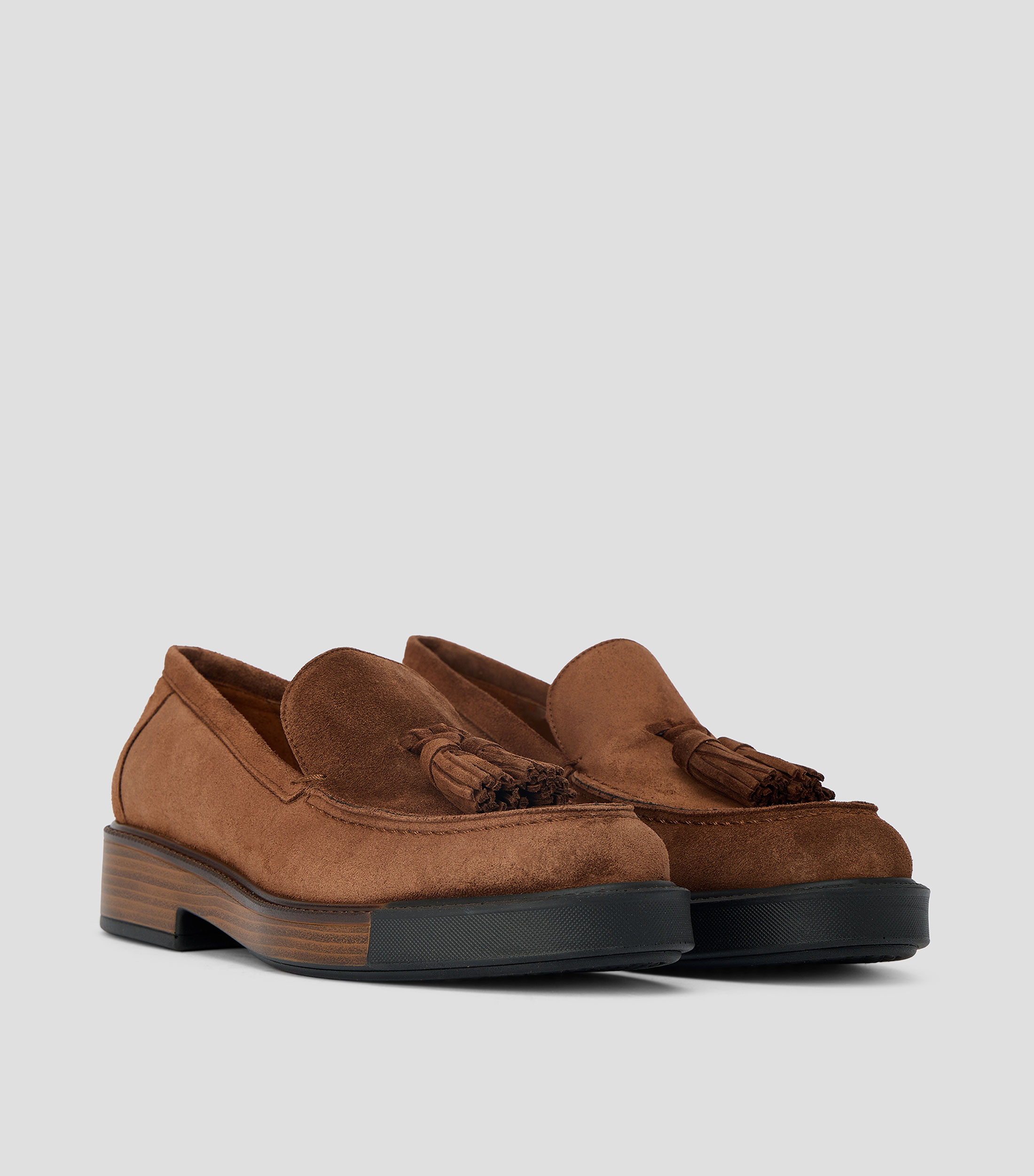 Mocasines Gianna de piel con borlas Mujer