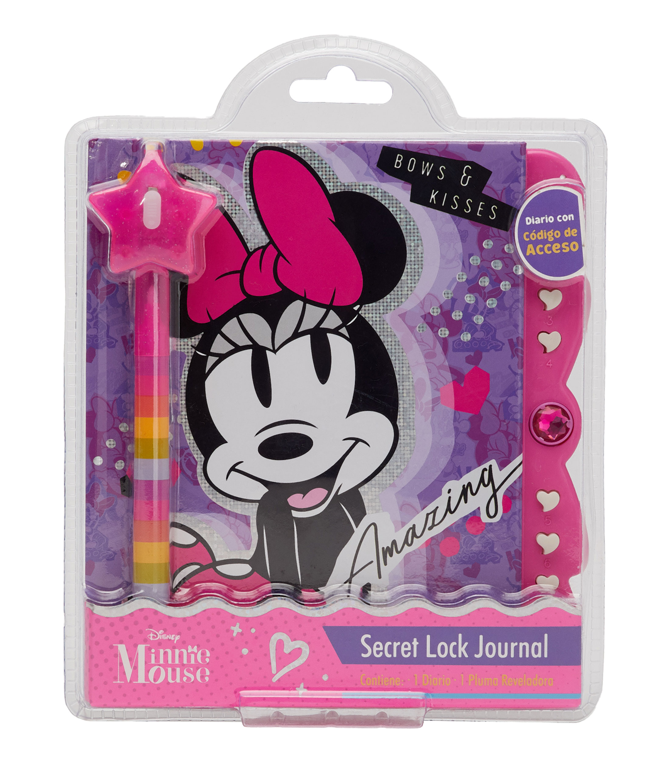 Diario secreto con accesorios Minnie Mouse Nina