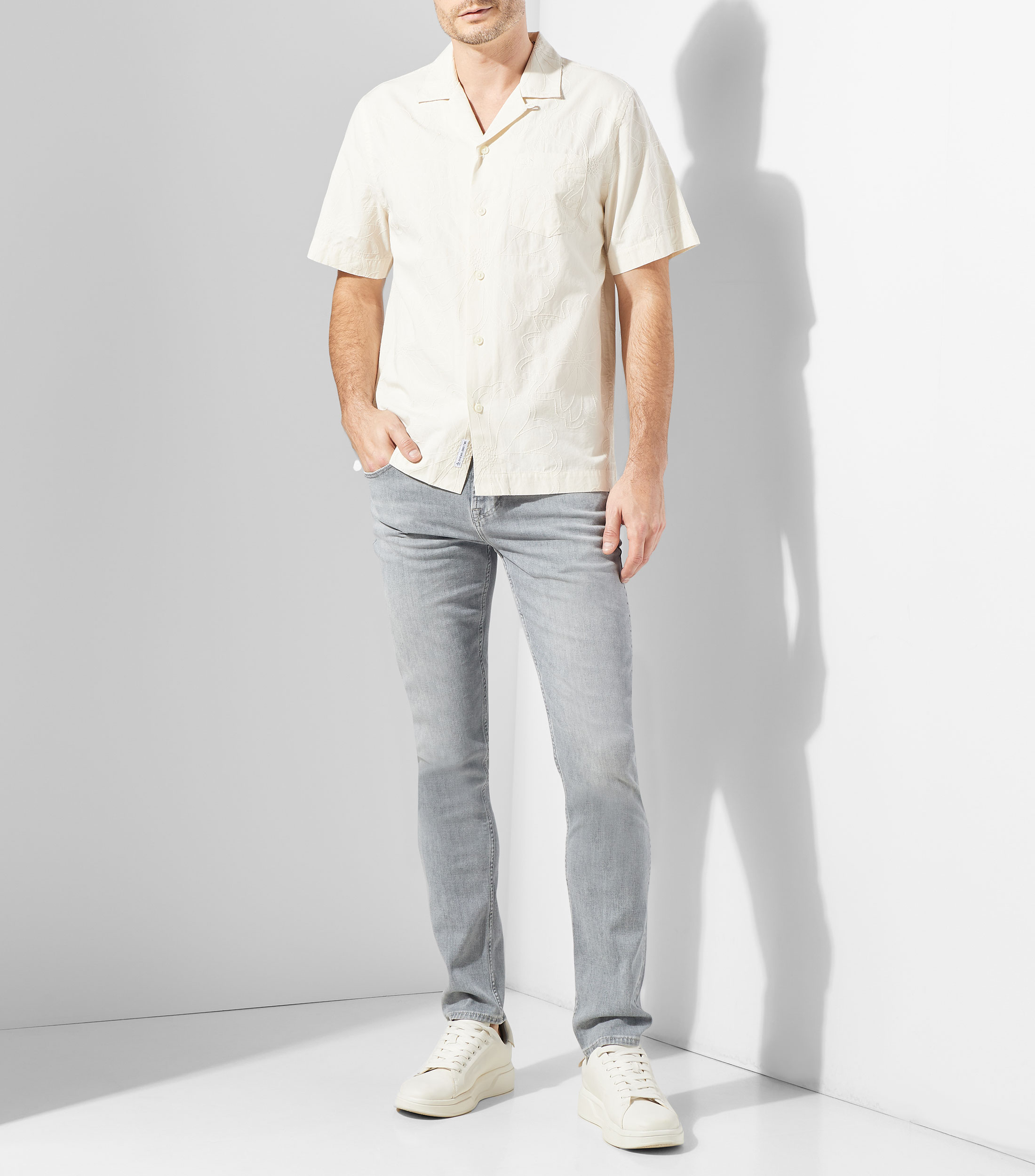 Camisa fantasía manga corta Hombre