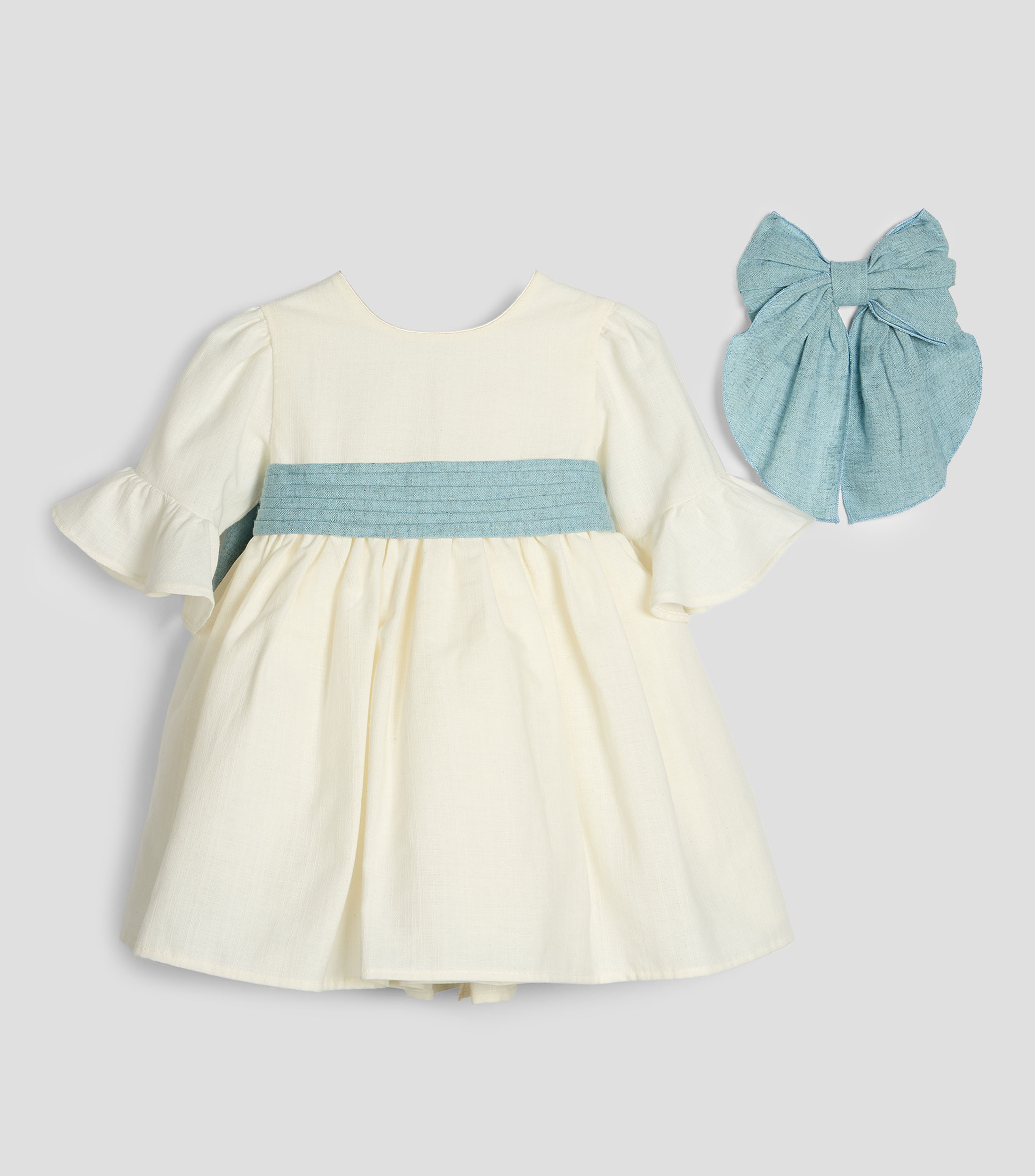 Bata de ceremonia con manga larga Bebe