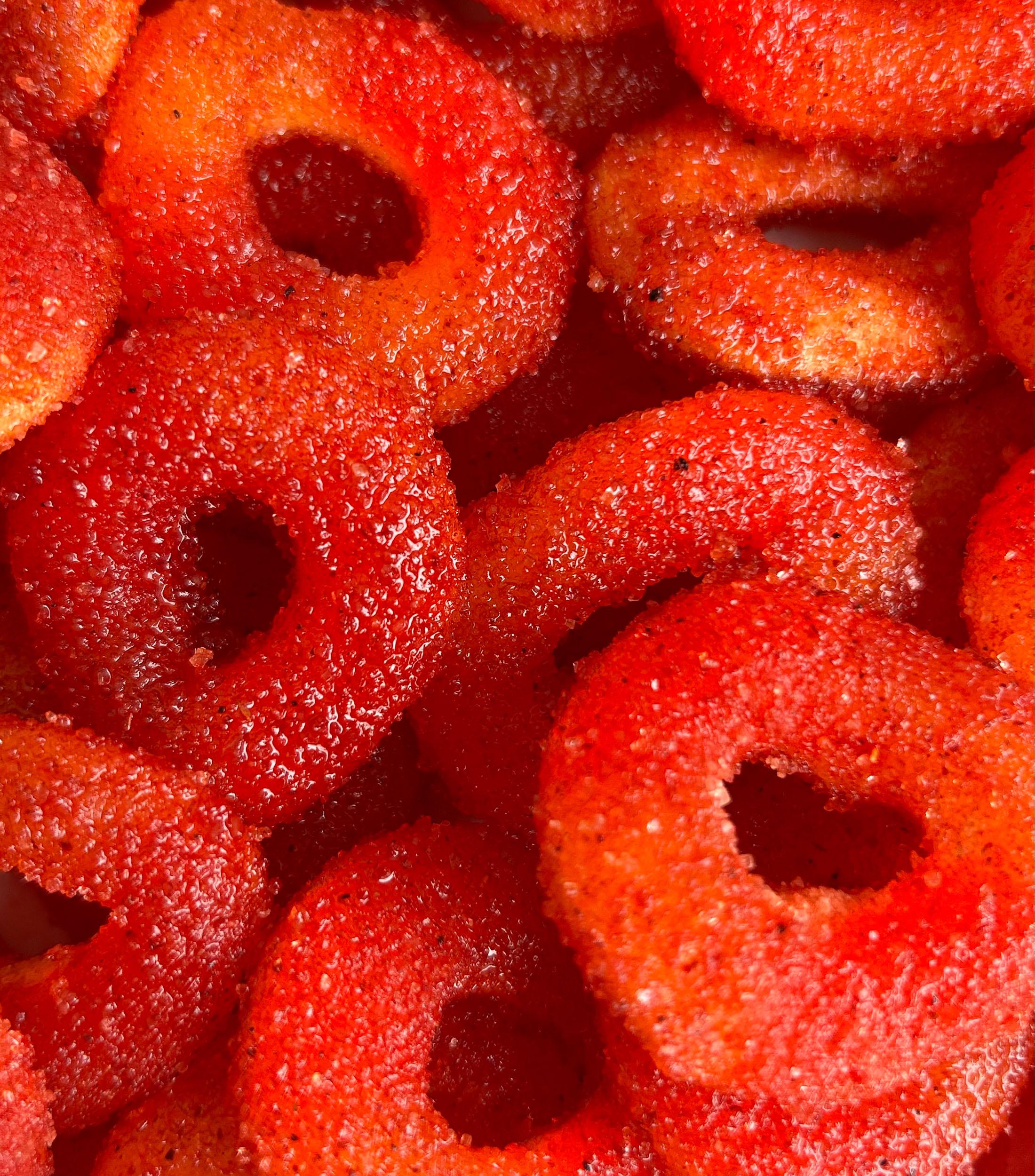 Dulces Peach Rings, 250 g