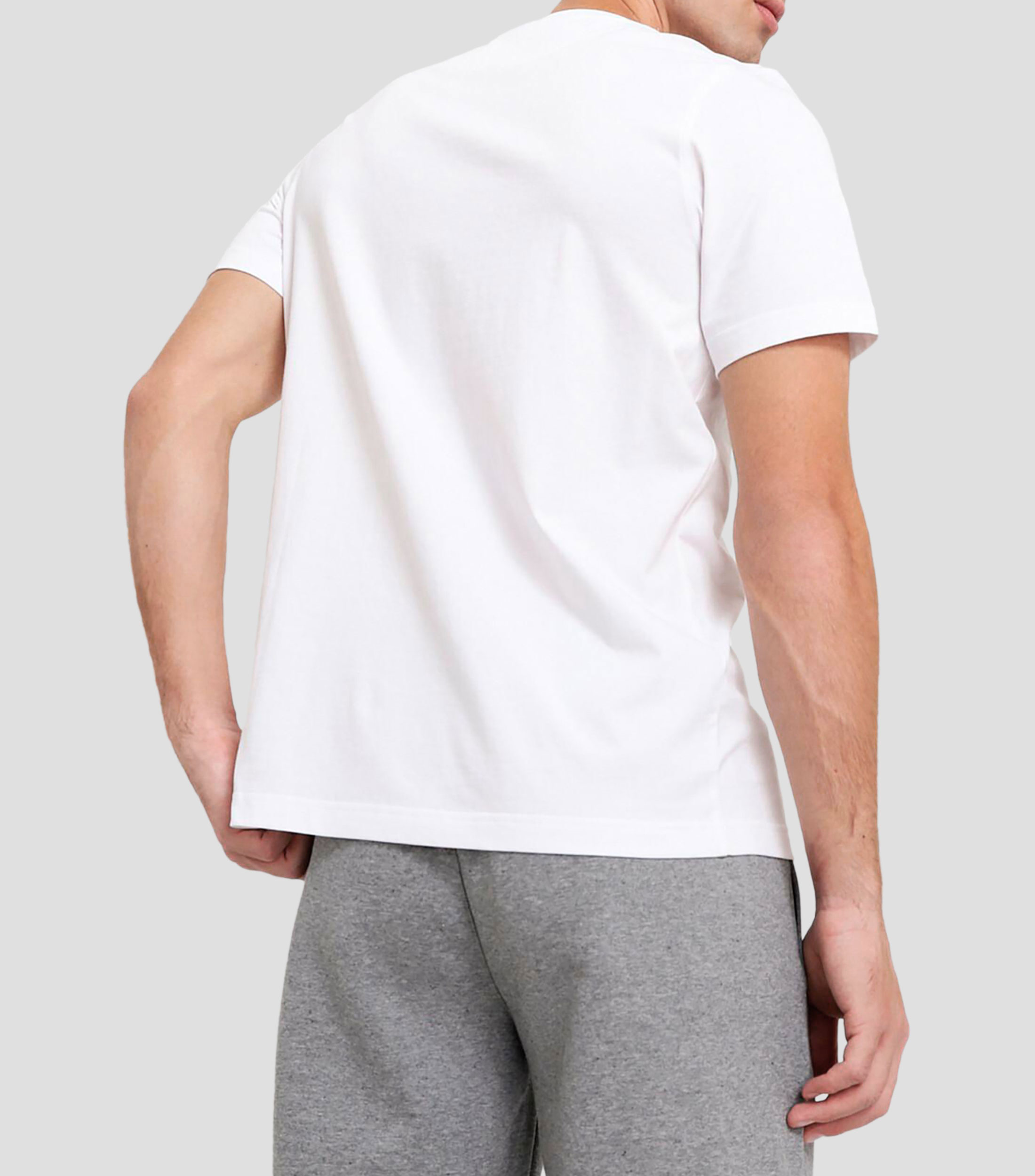 Playera con bordado de manga corta Hombre