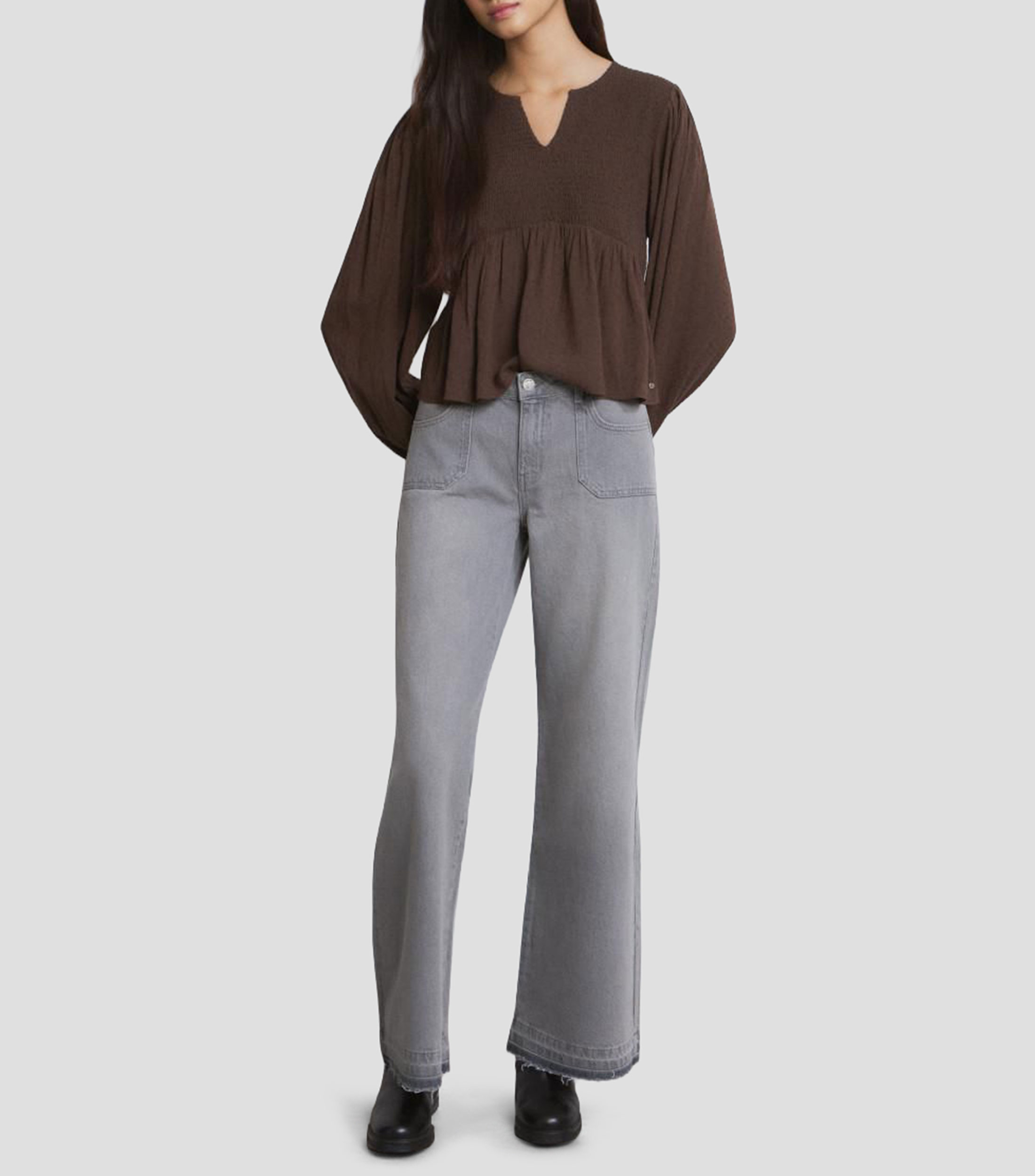 Jeans wideleg Mujer