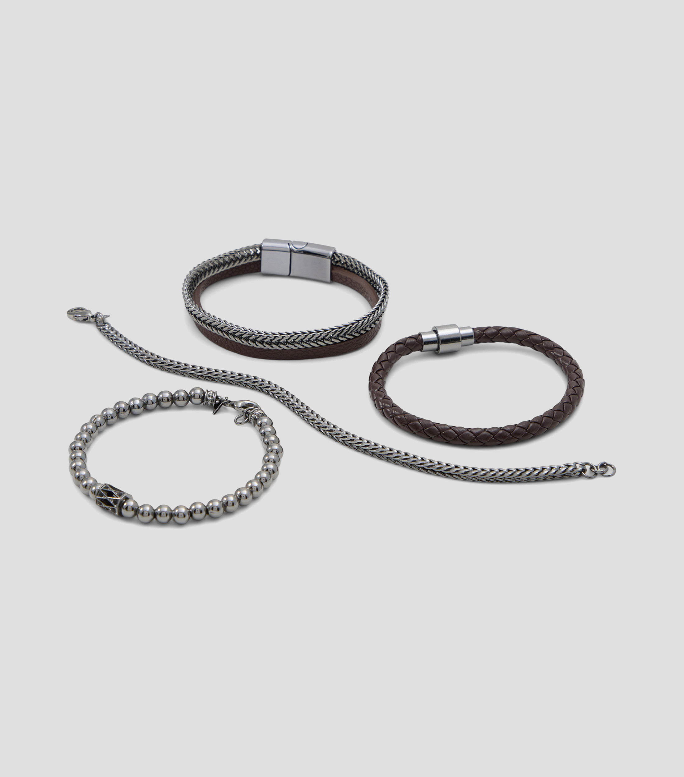Set 4 pulseras Danniell Hombre