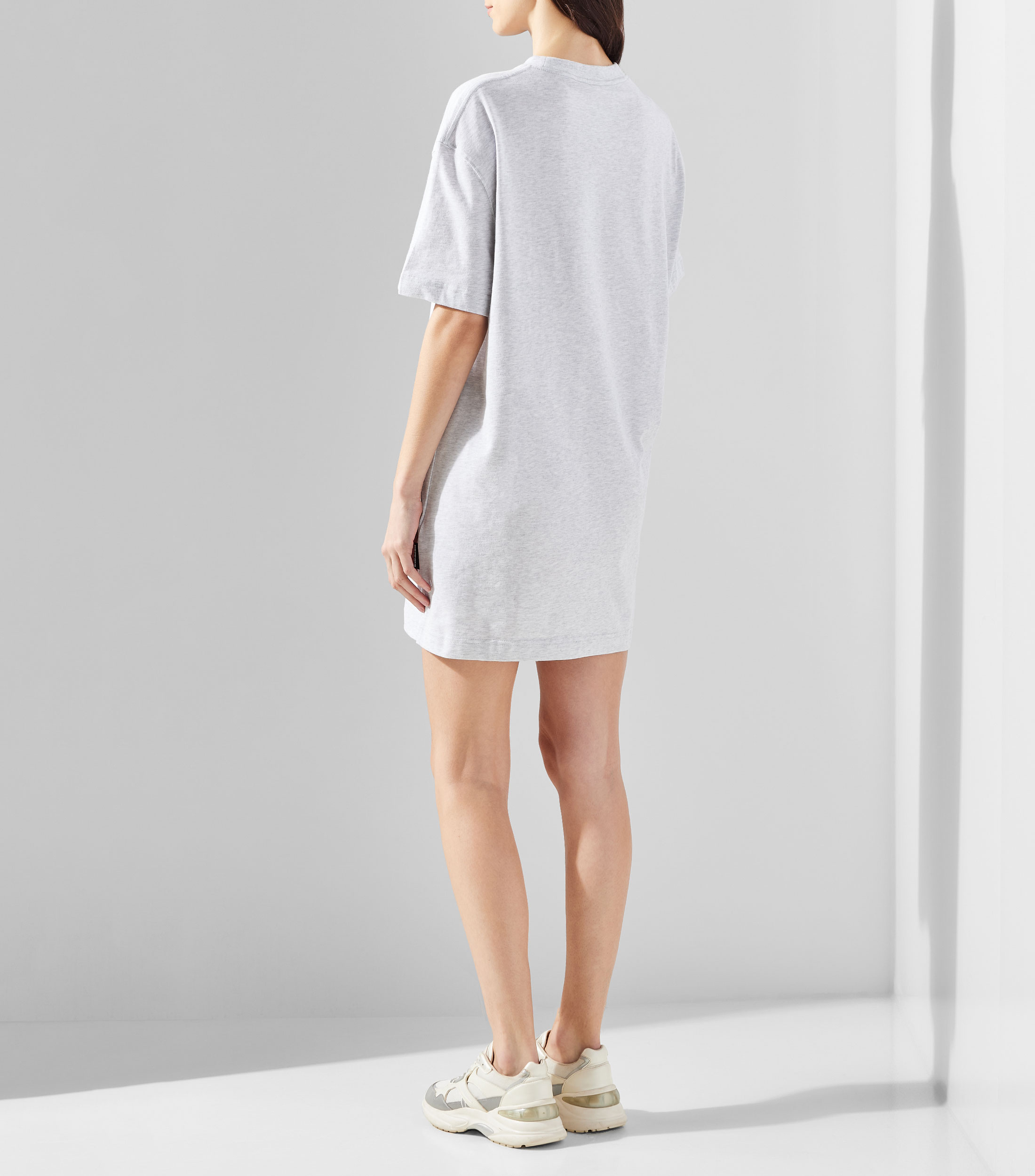 Vestido corto deportivo recto manga corta Mujer