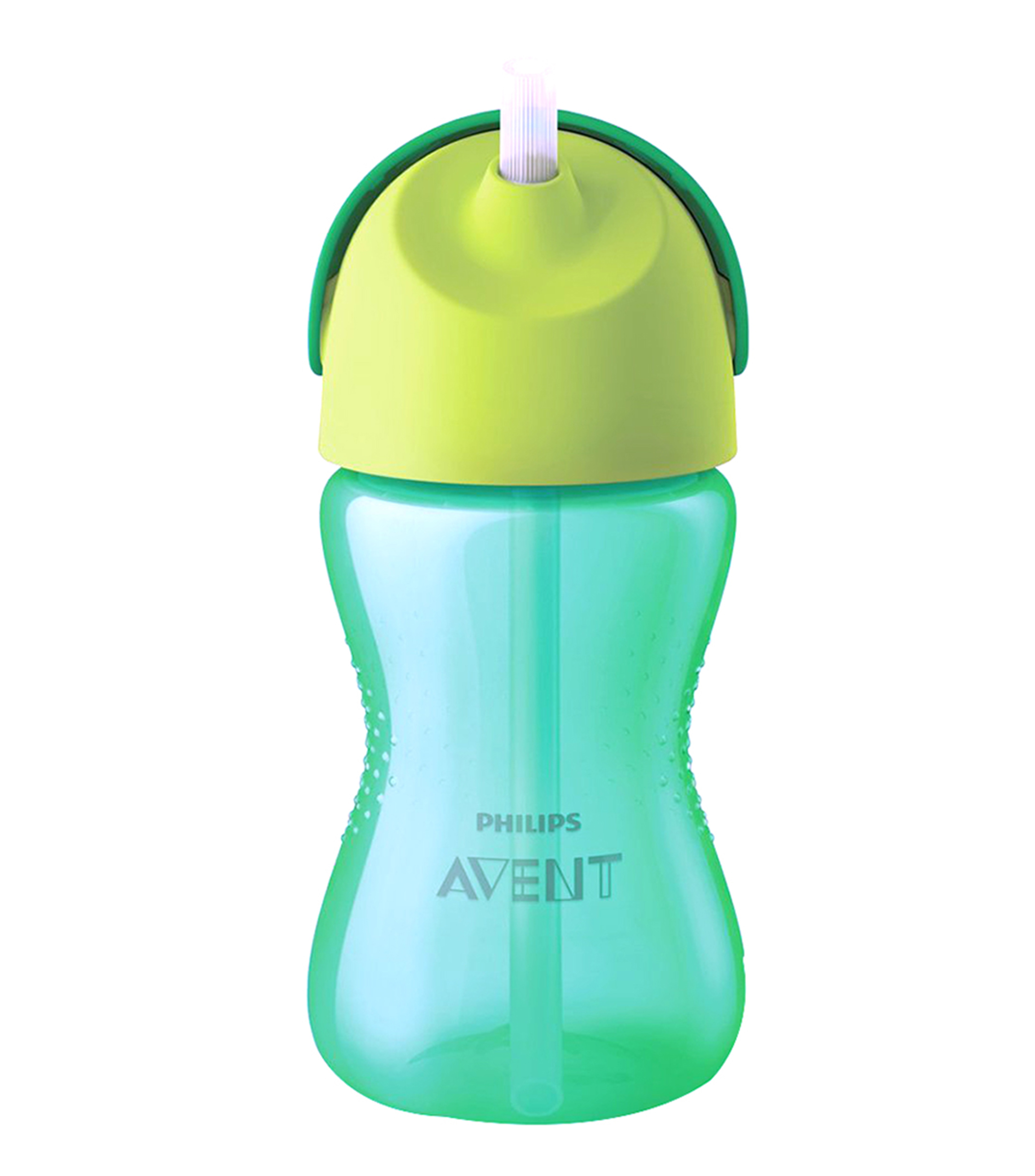 Vaso entrenador con popote flexible, 300 ml