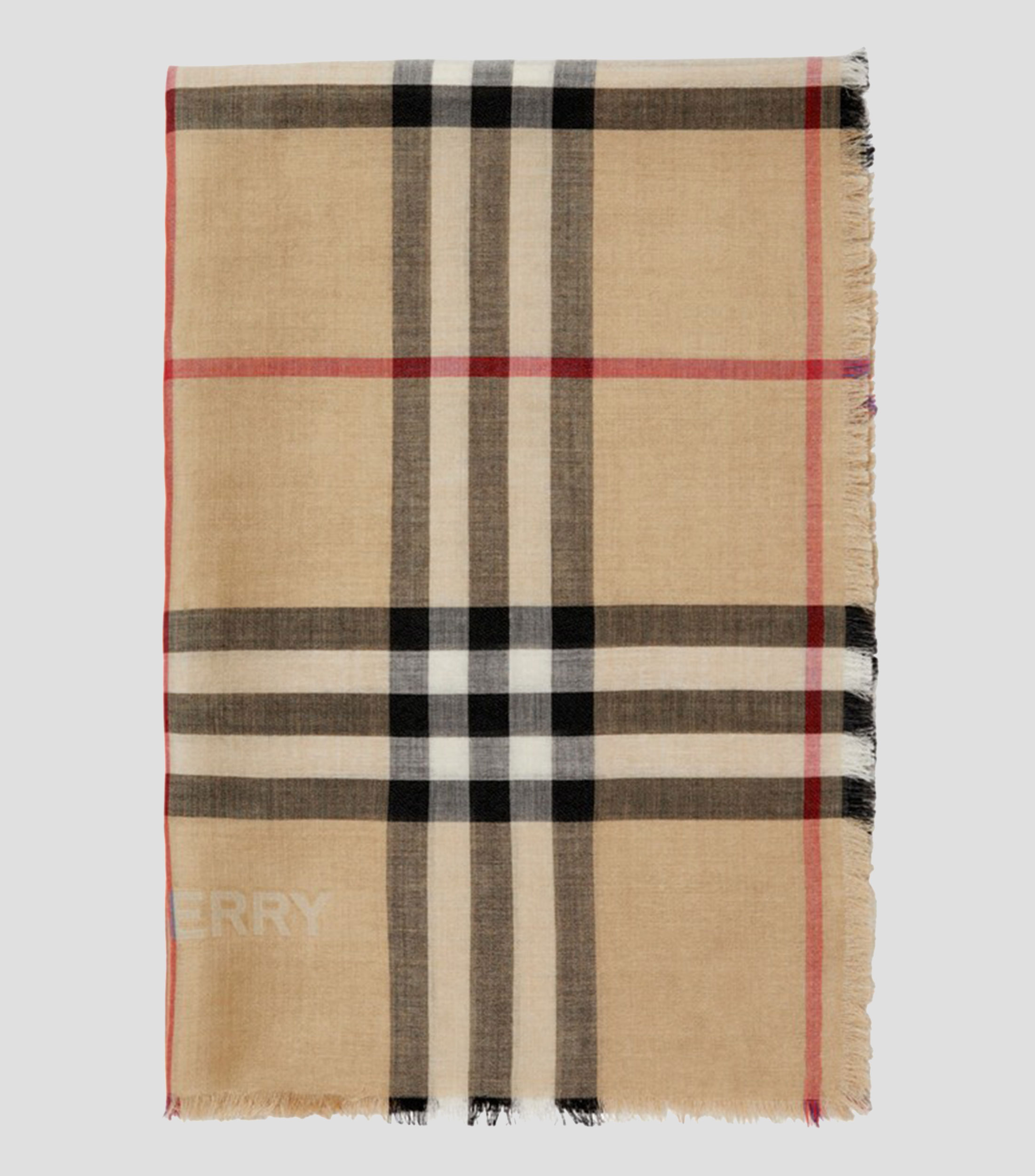 Bufanda reversible Check Mujer