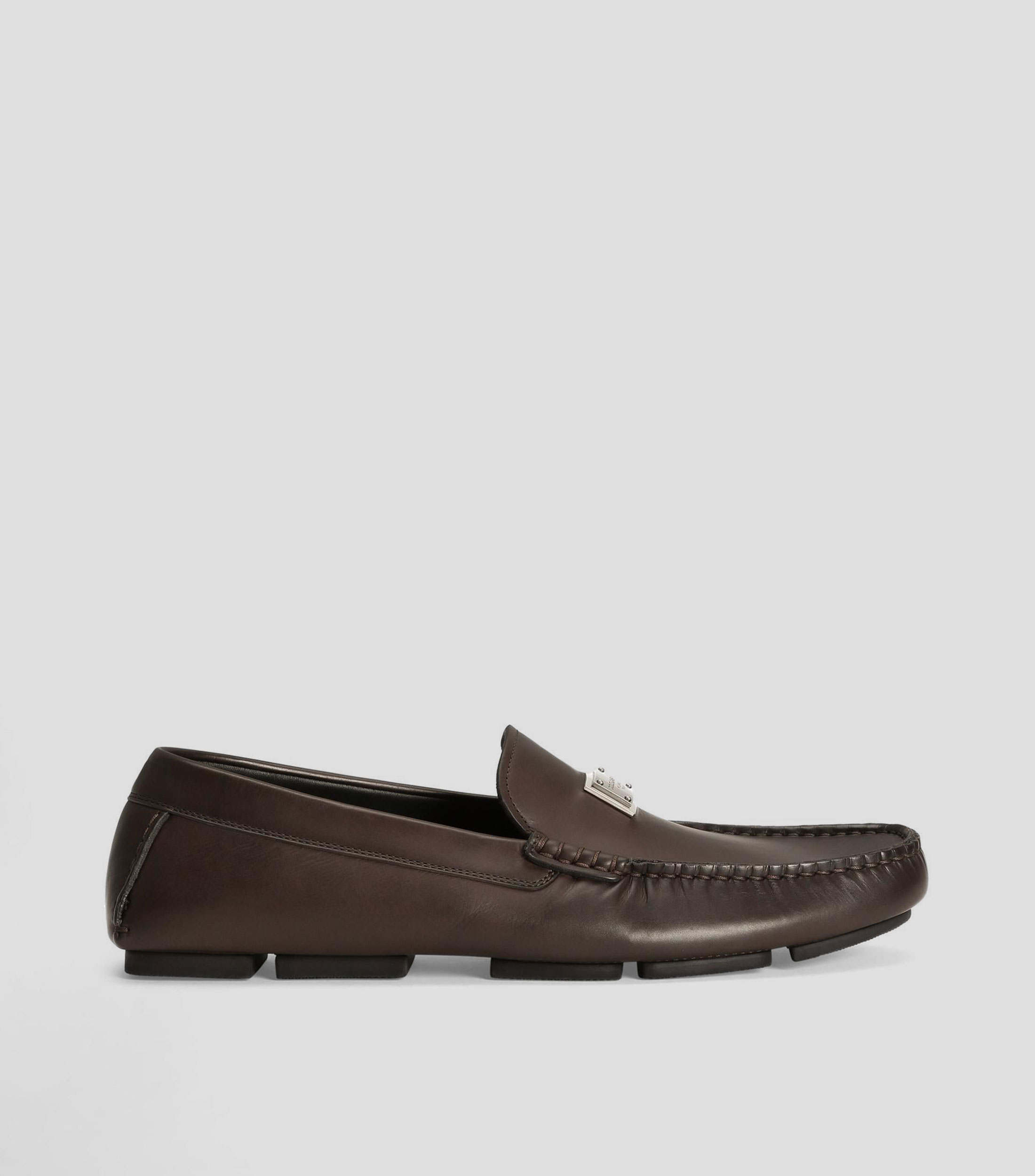 Mocasines Driver en piel Hombre