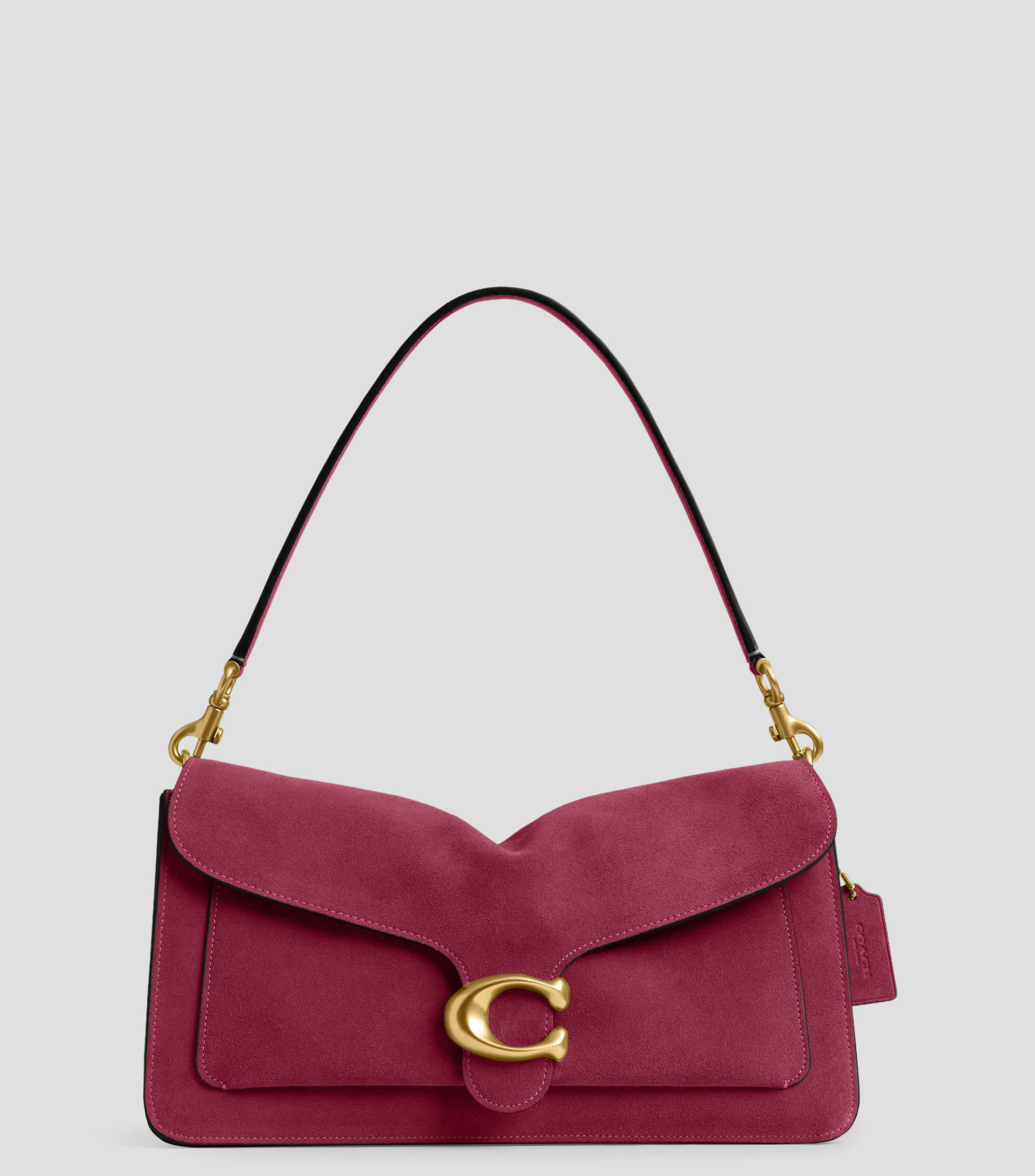 Bolsa shoulder fucsia en piel Tabby 36 lisa Mujer