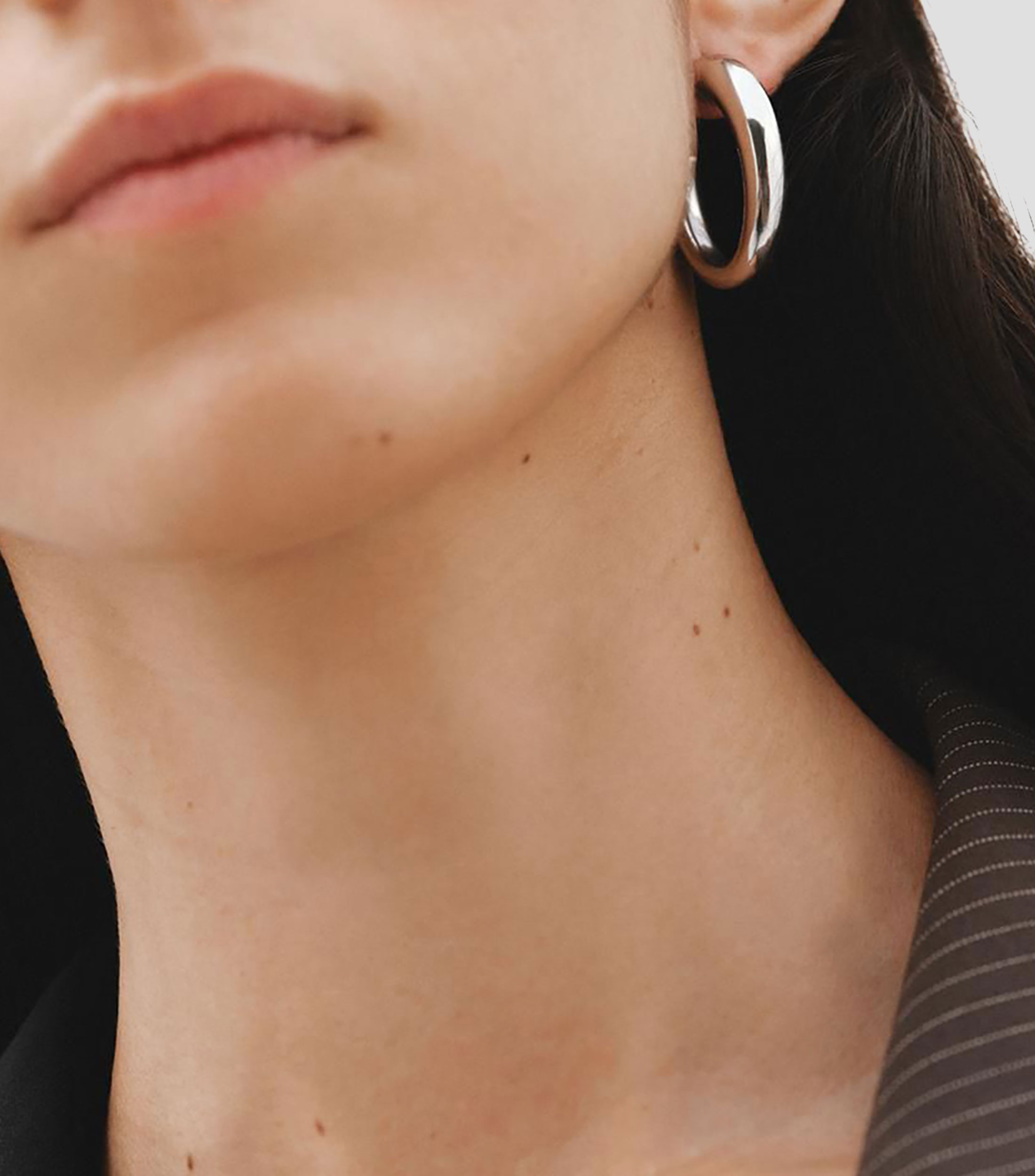 Pendientes de aro en plata .925 Mujer
