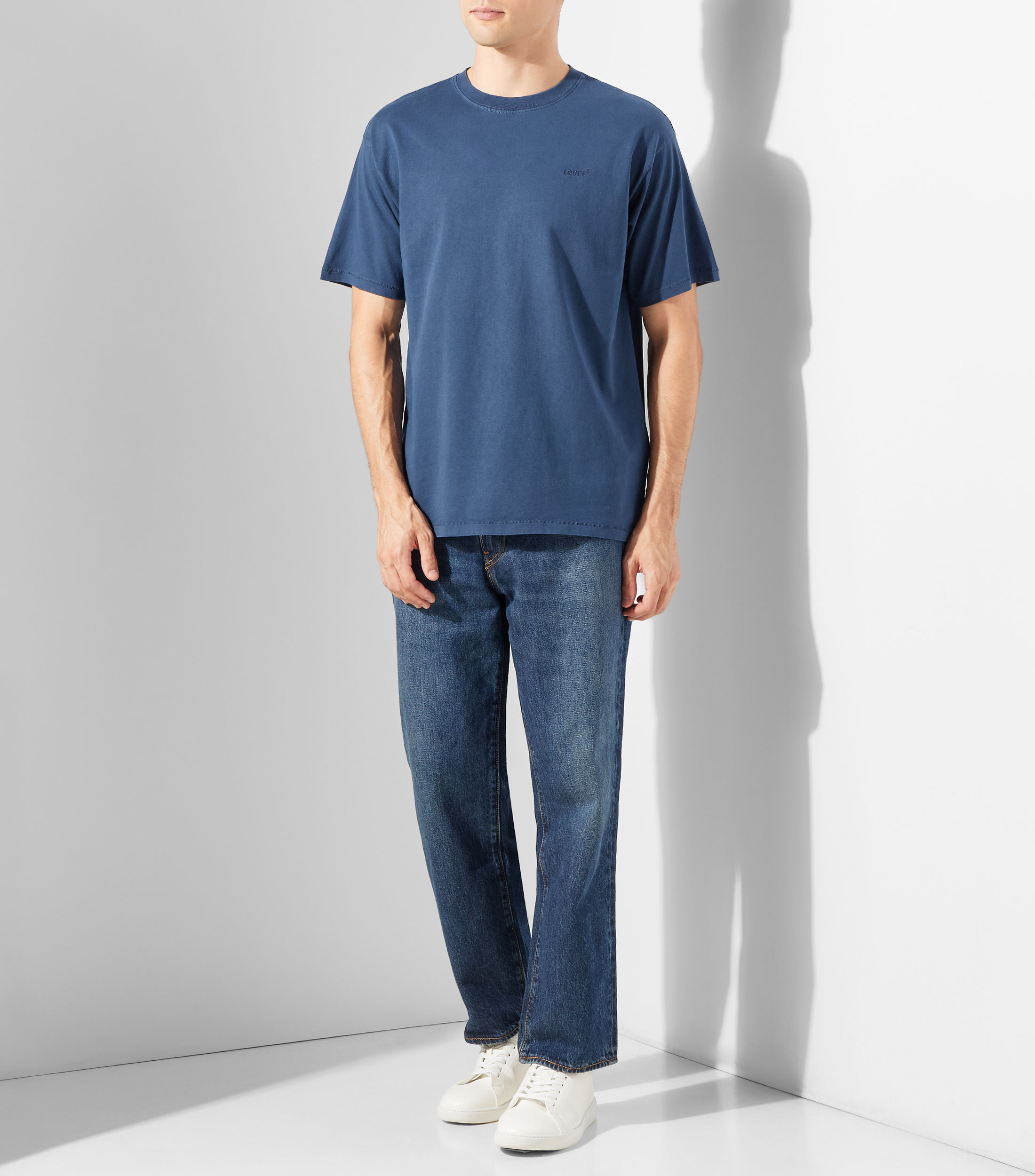 Playera cuello redondo manga corta lisa Hombre