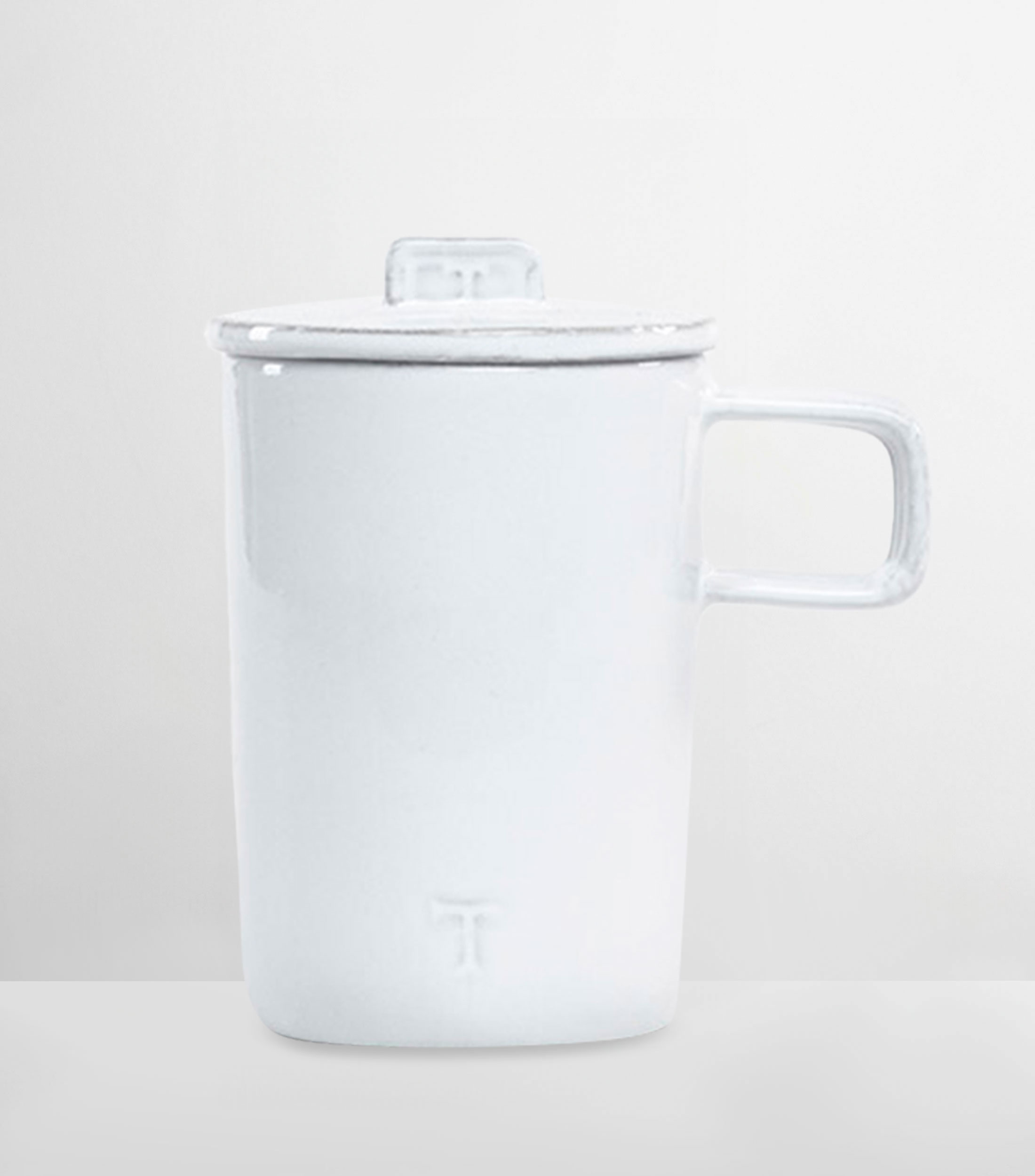 Taza para café con tapa Neo blanca