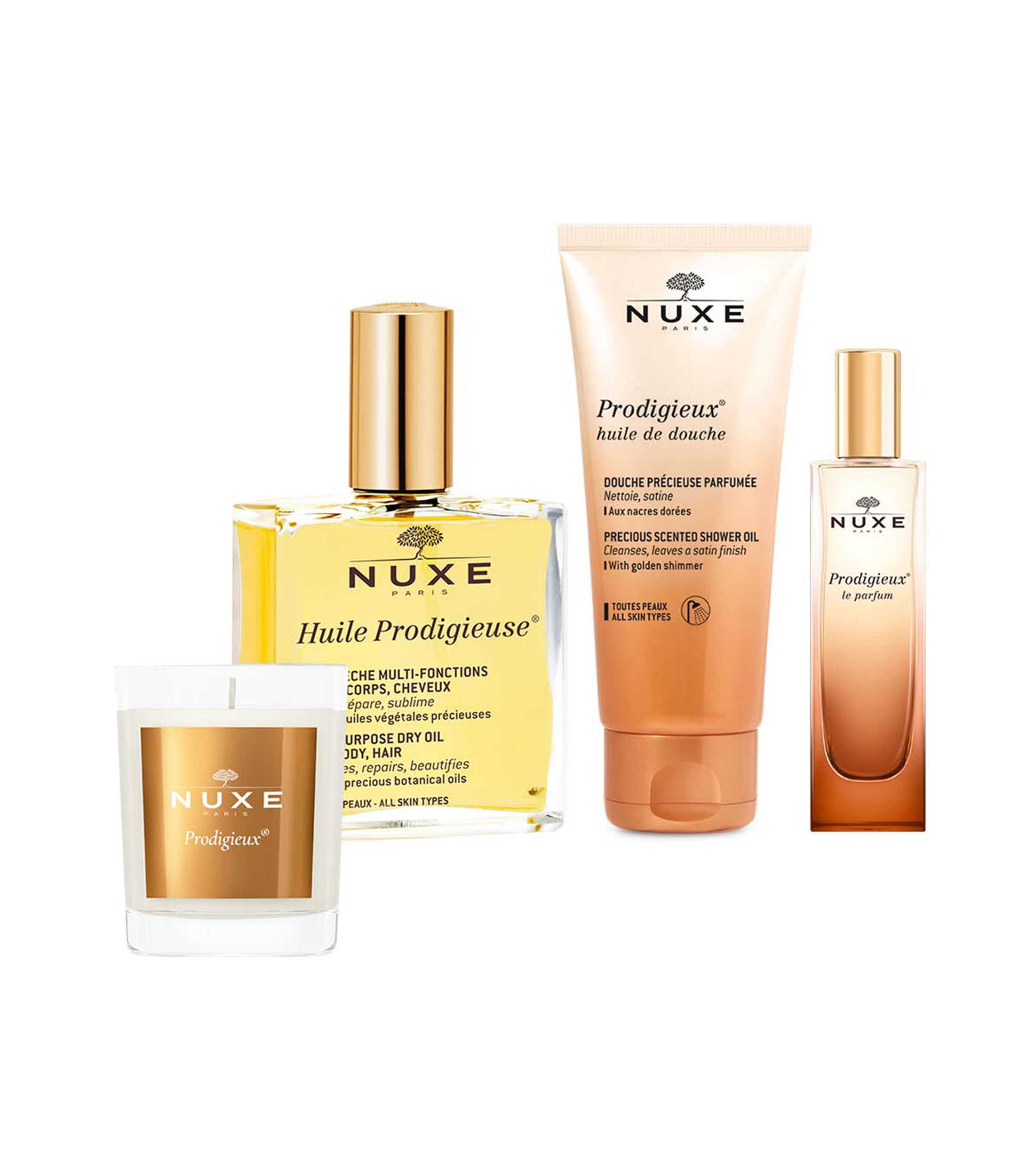 Set rutina completa prodigieux con huile prodigieuse Unisex