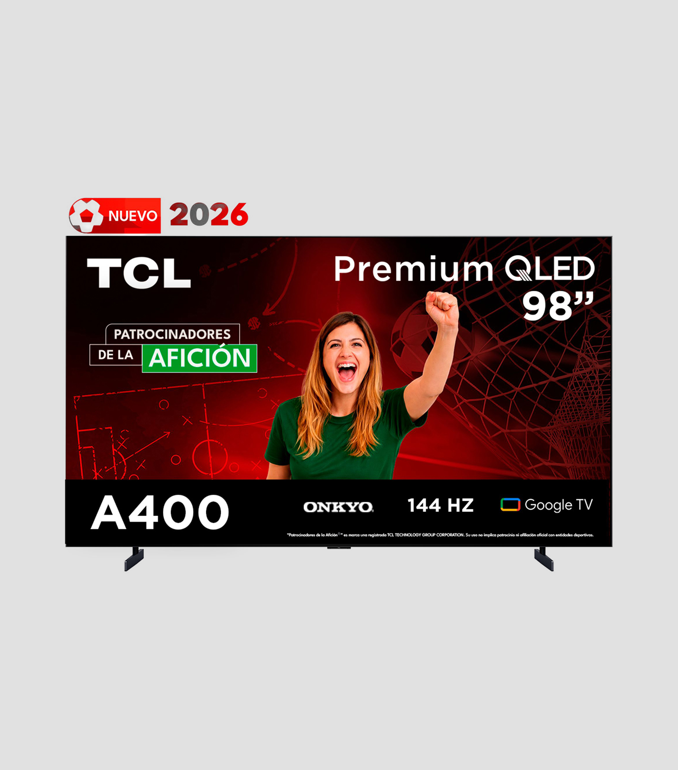 Pantalla 98 Pulgadas Plana Mini-LED 4K Google TV 98A400