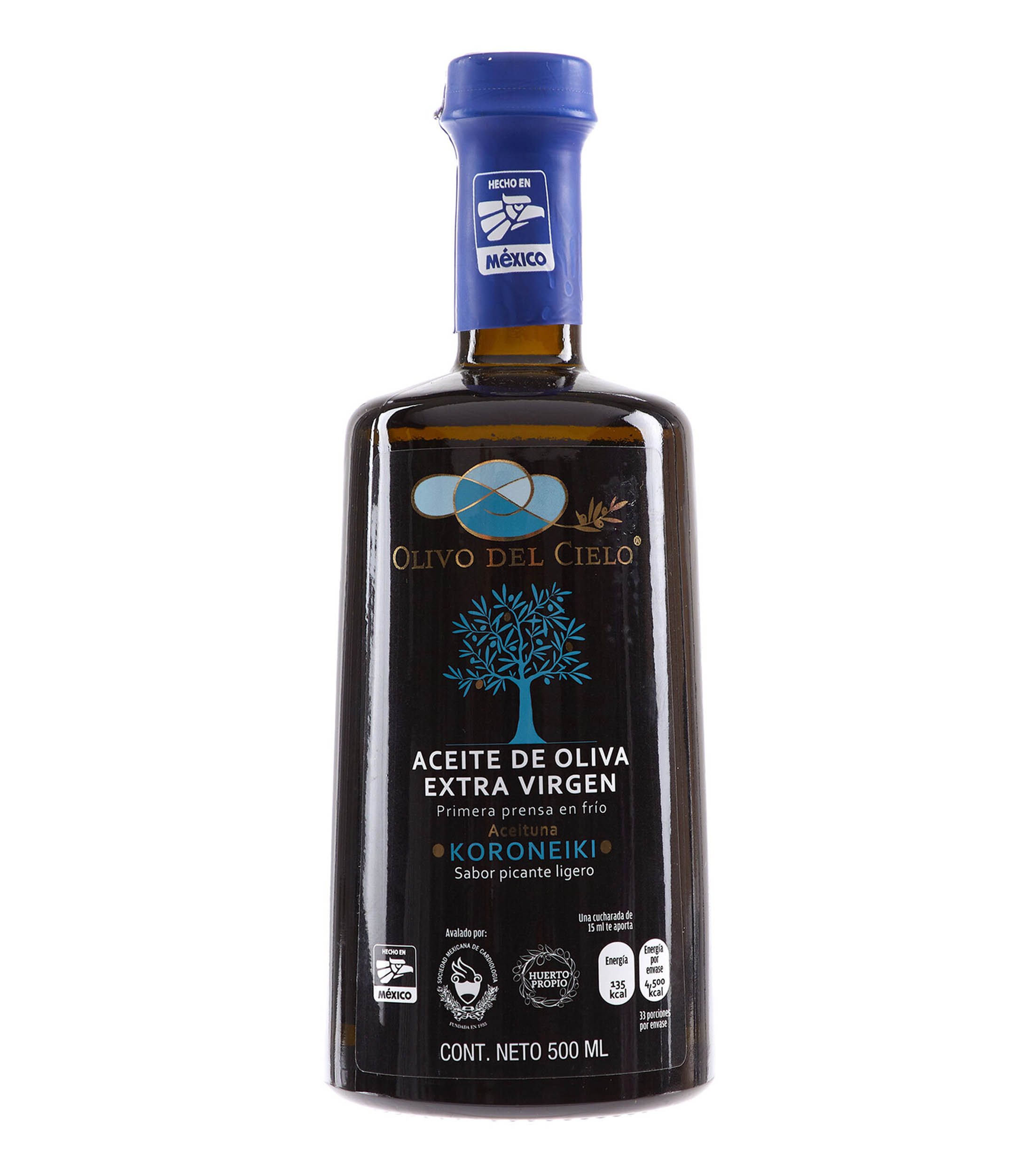 Aceite de Oliva Extra Virgen Koroneiki, 500 ml