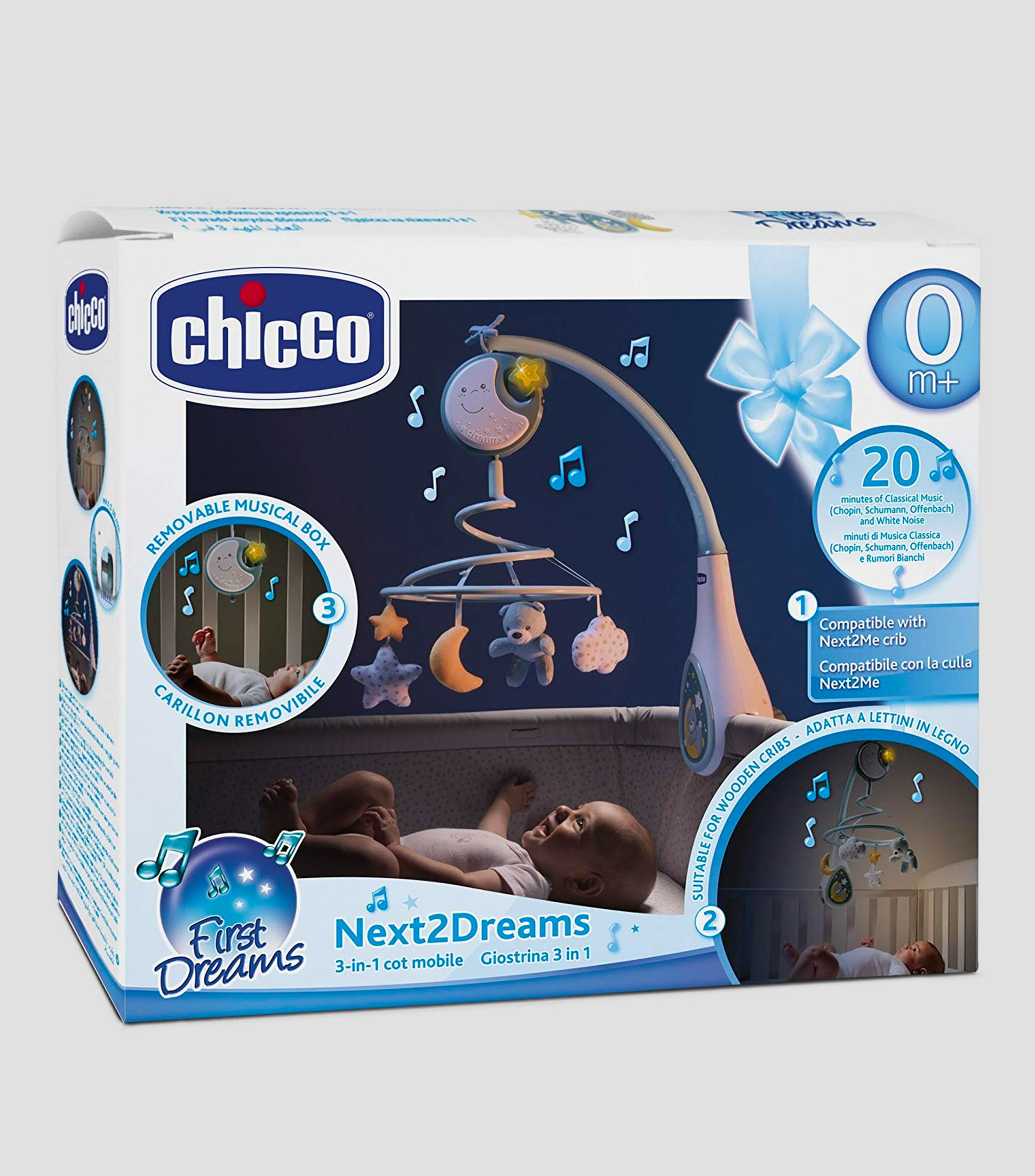 Proyector Móvil para Cuna Next2Dreams Azul