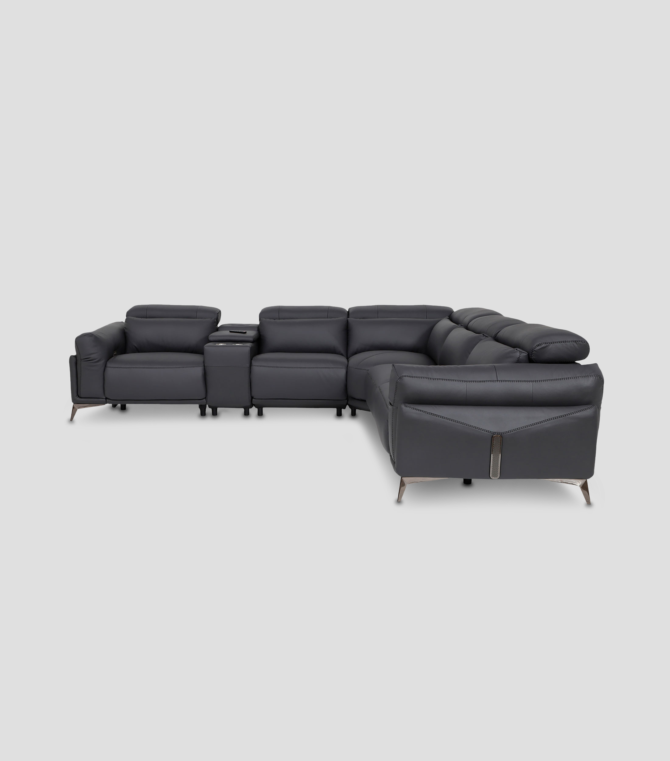 Sala Modular Reclinable Napa con Sonido en Piel