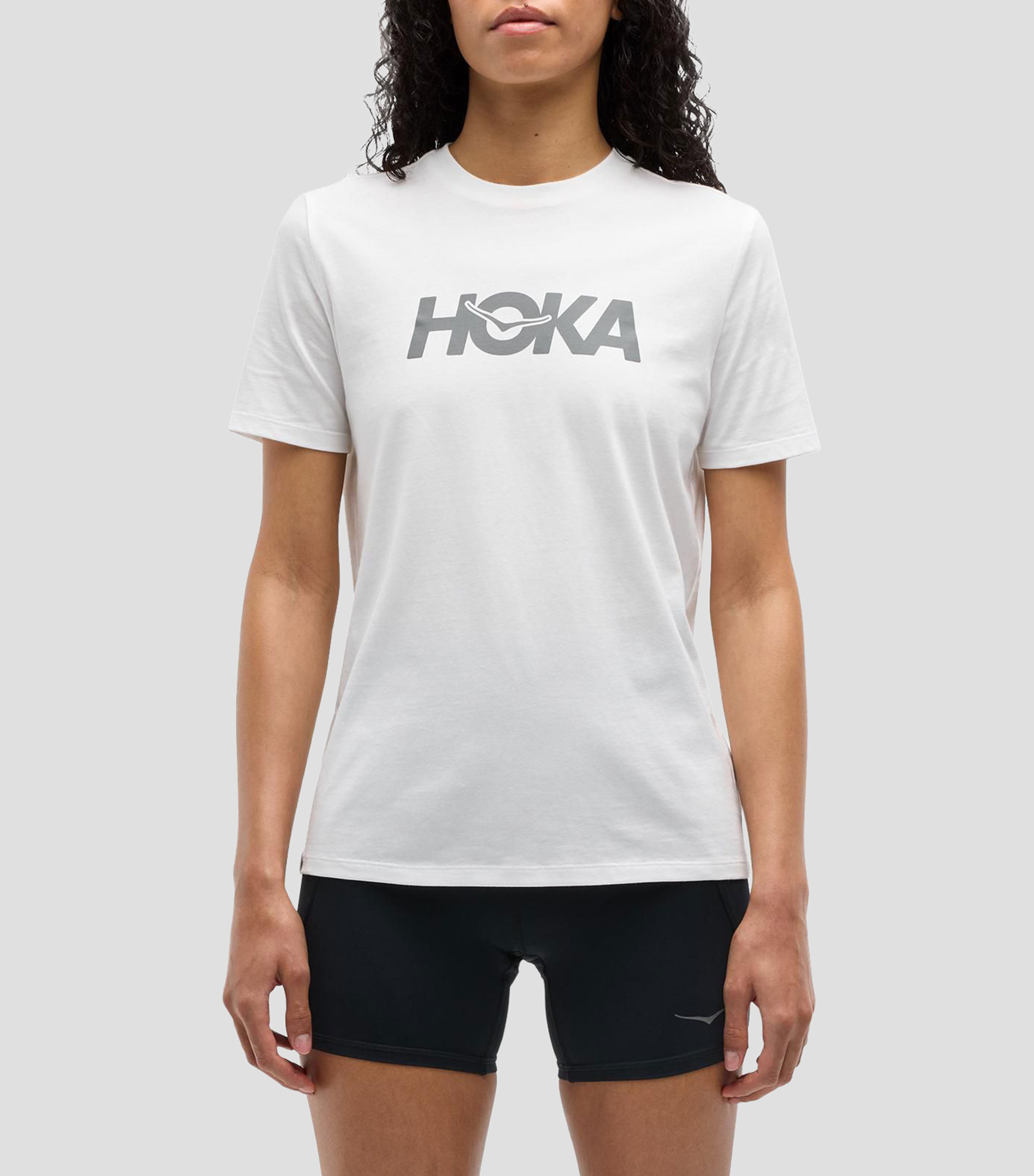 Playera cuello redondo manga corta lisa Mujer