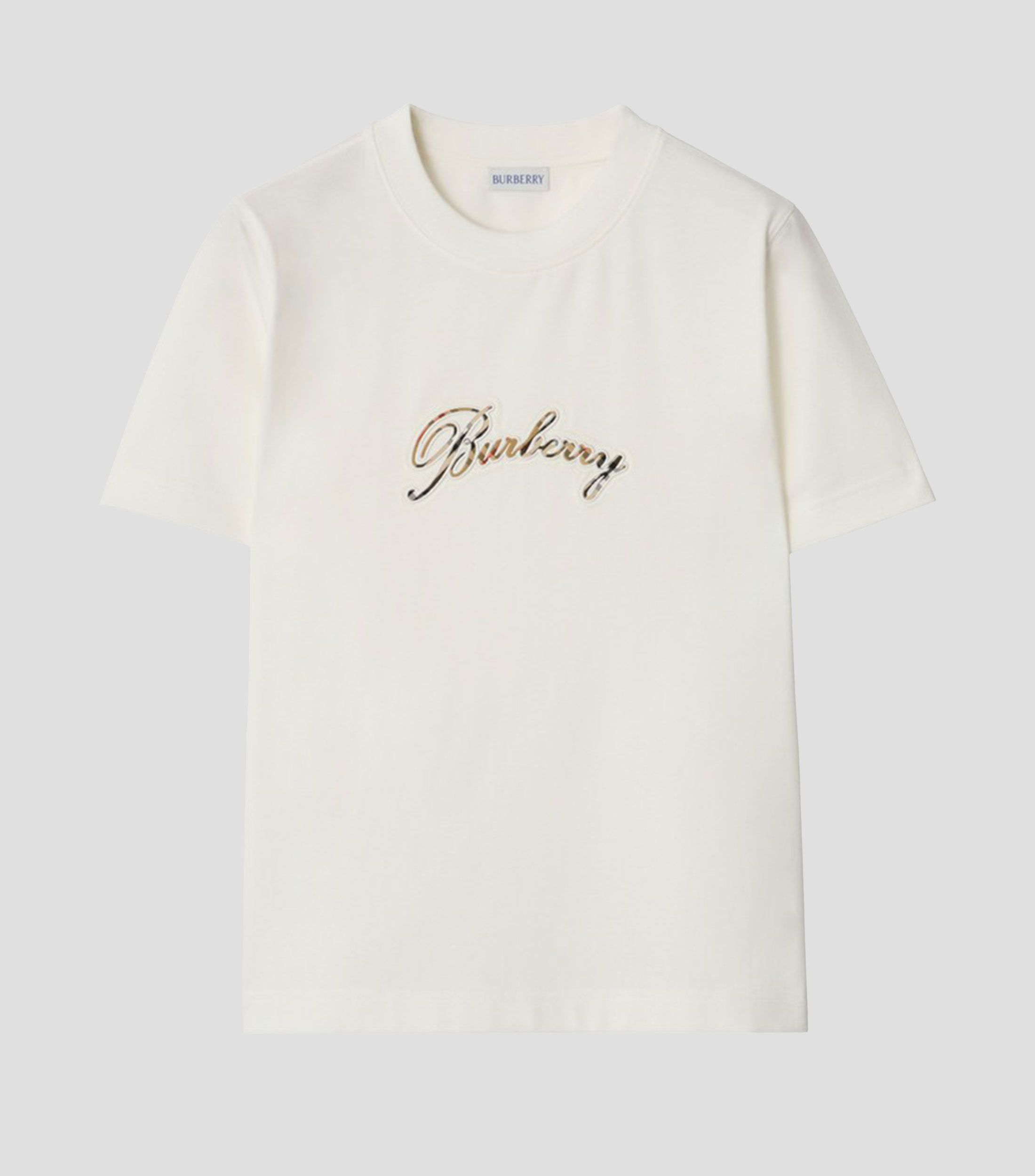 Playera cuello redondo manga corta estampada Mujer