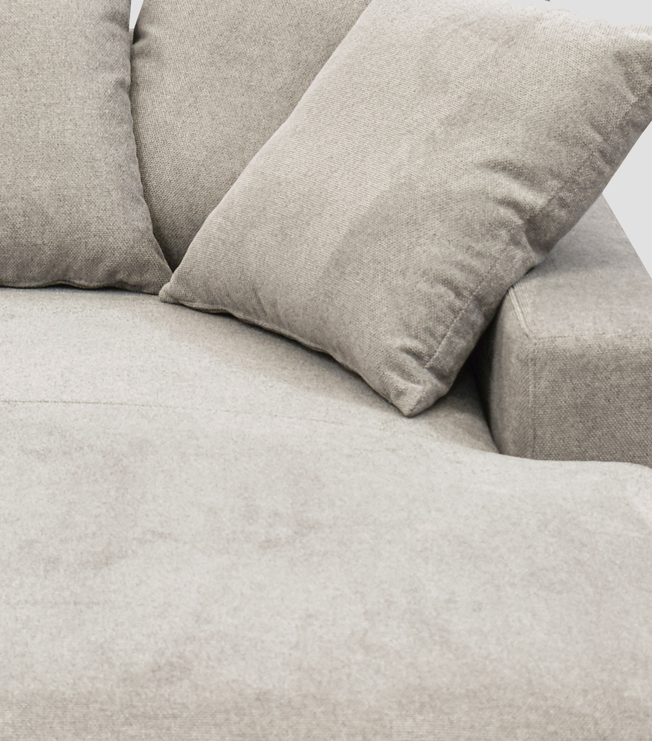 Chaise lounge derecho modular Peroni beige
