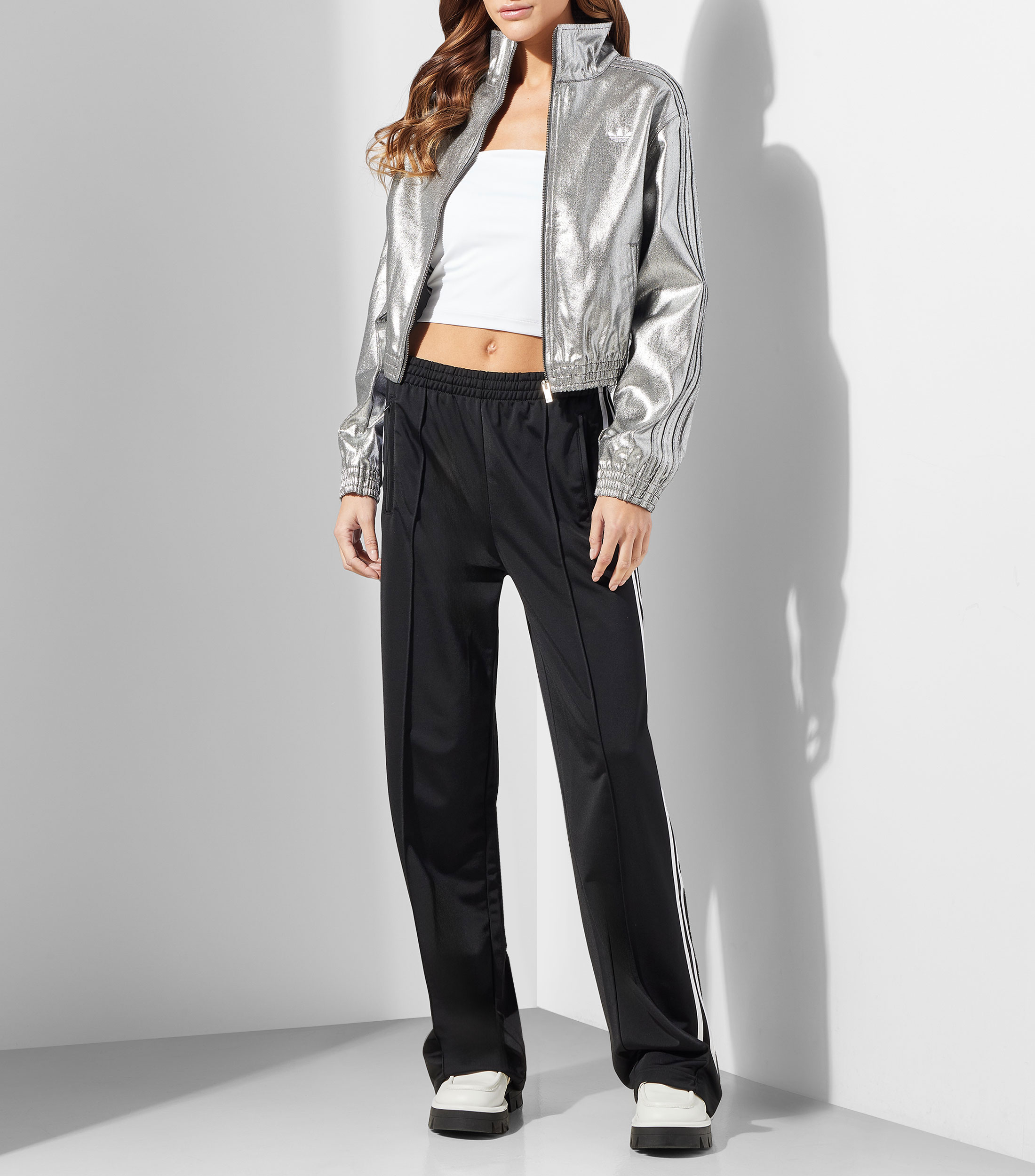 Blusa franjas sin mangas Mujer