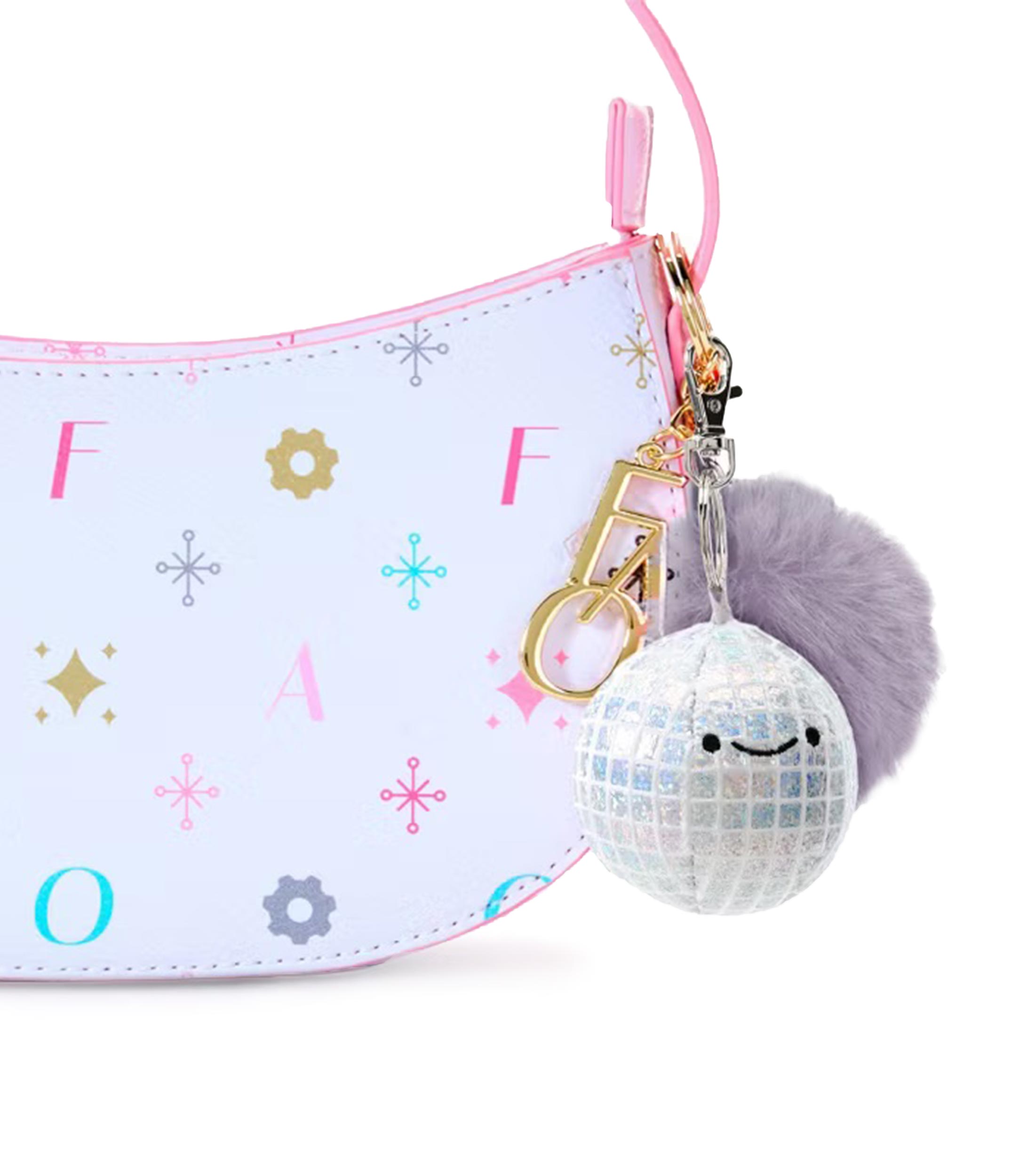 Llavero Bola disco de peluche Niño