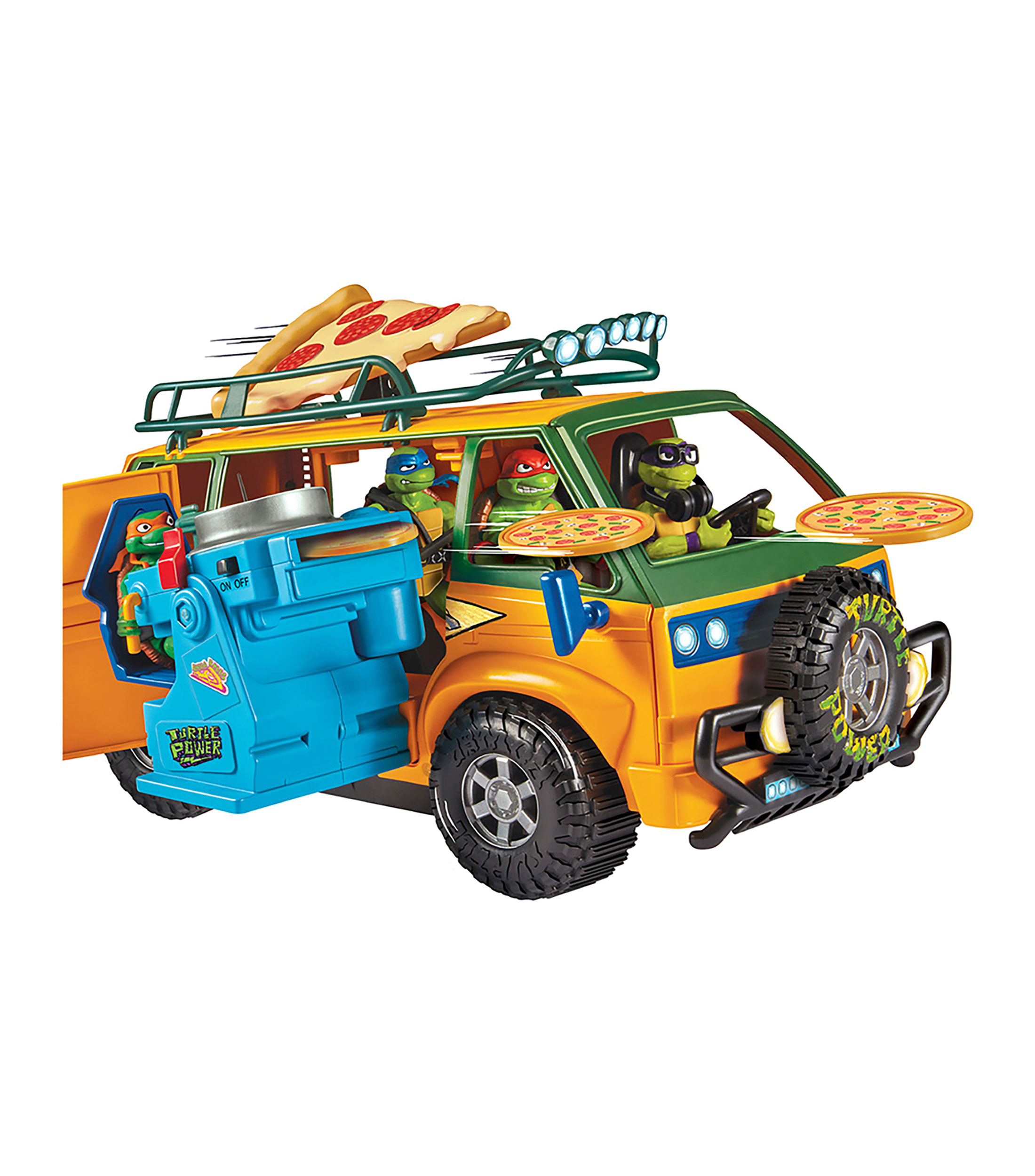 BANDAI TMNT MOVIE VAN DE PIZZA