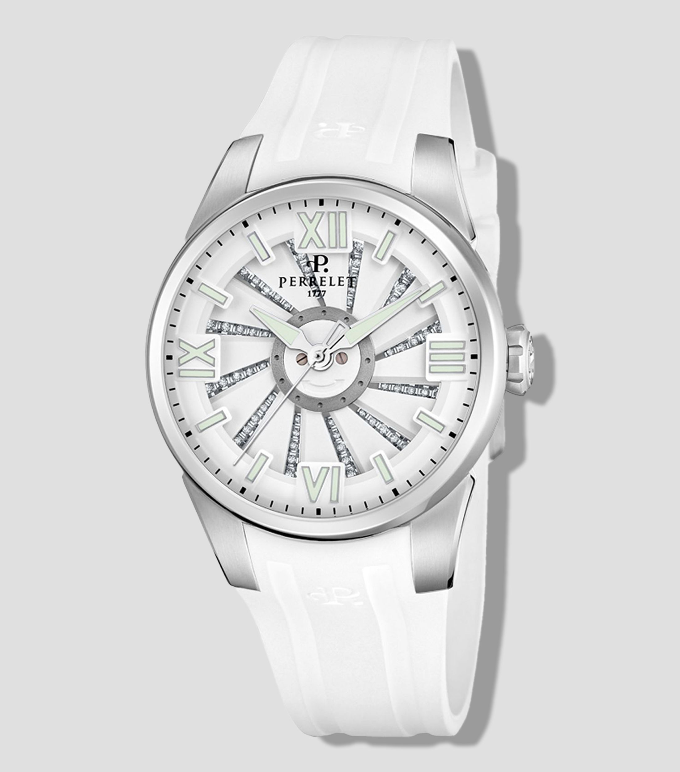 Reloj para Mujer Turbine Lady Frost Casual Plateado, Blanco