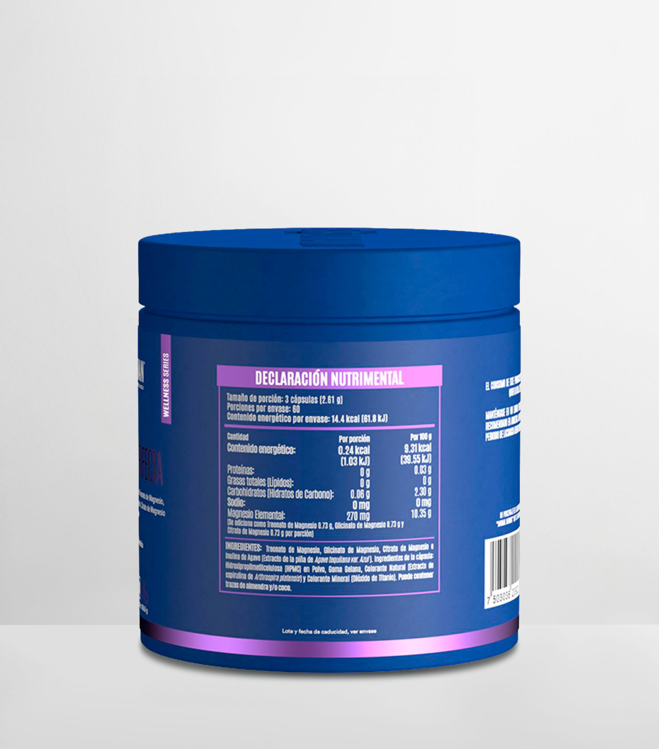 Suplemento alimenticio Mag Trifecta Magnesium Blend, 180 cápsulas