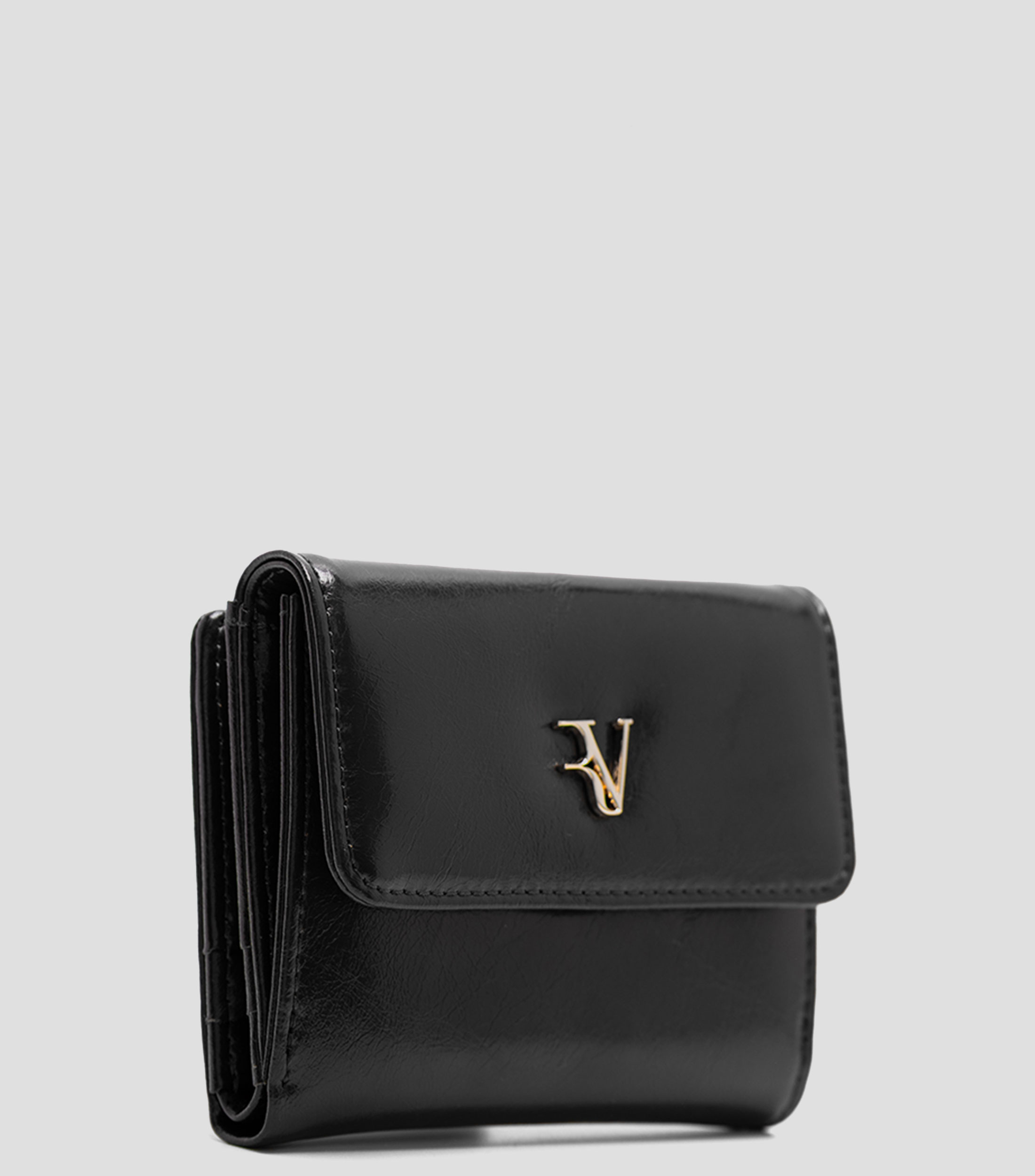 Cartera en piel lisa Mujer