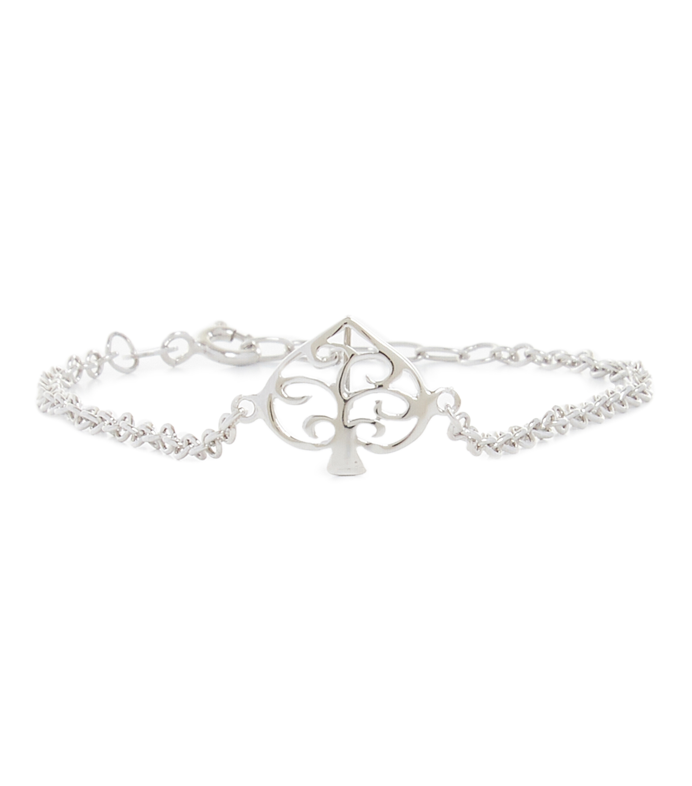 Pulsera en plata Mujer