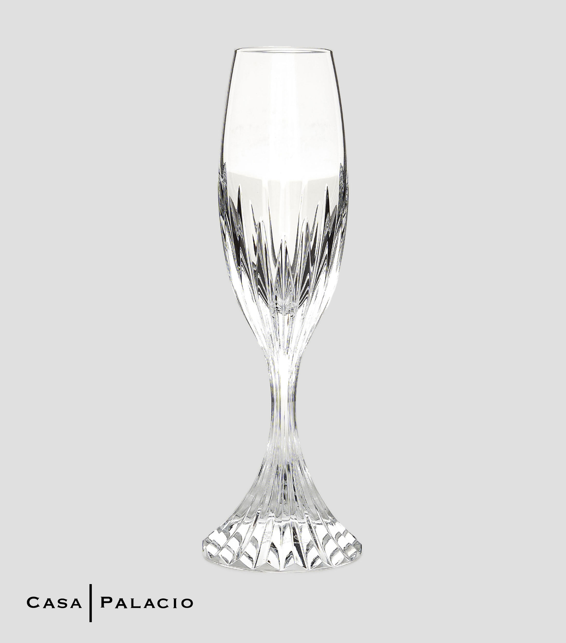 Set de copas para champán Massena en cristal