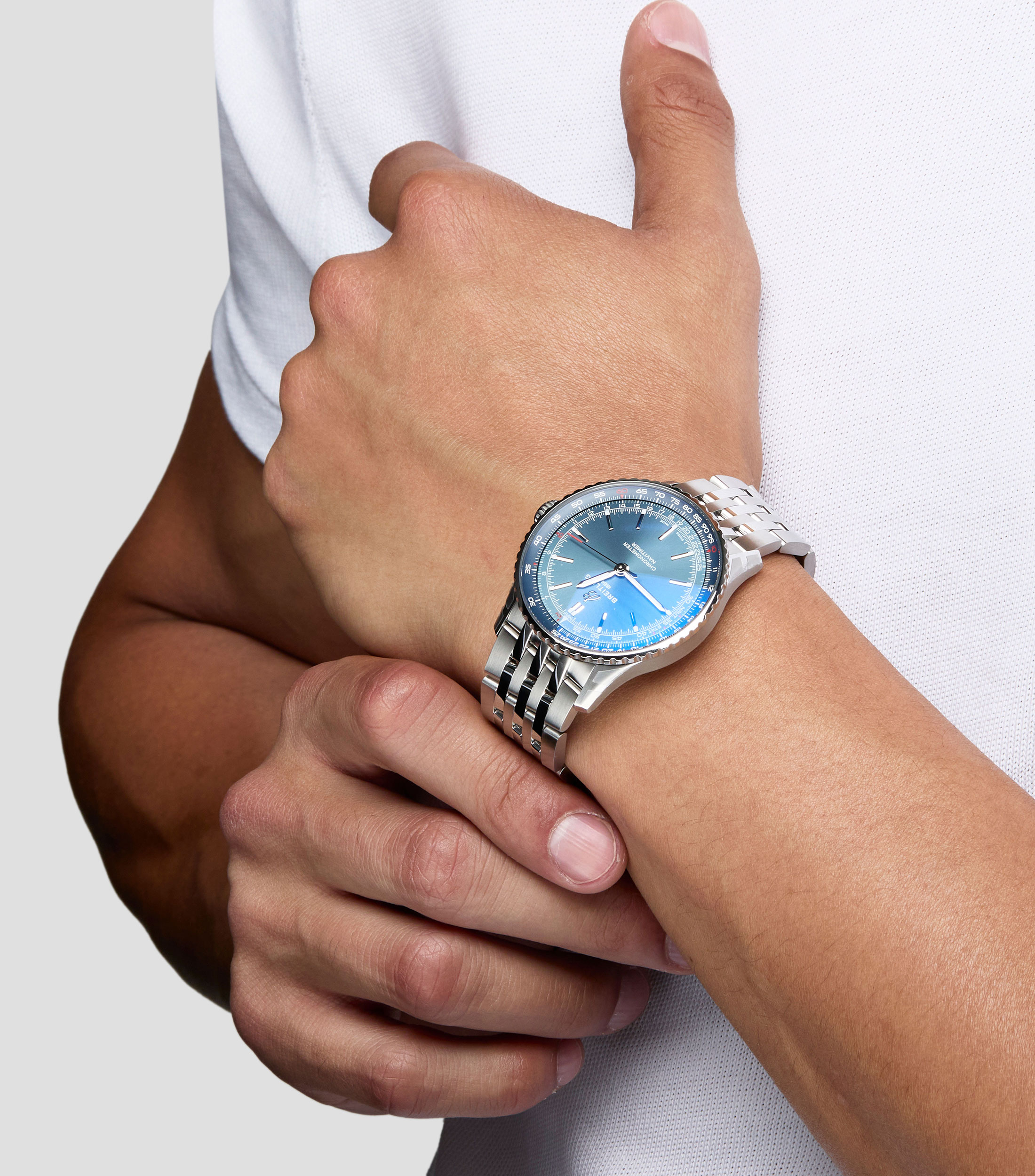 Reloj para Hombre Navitimer Automatic Casual Azul