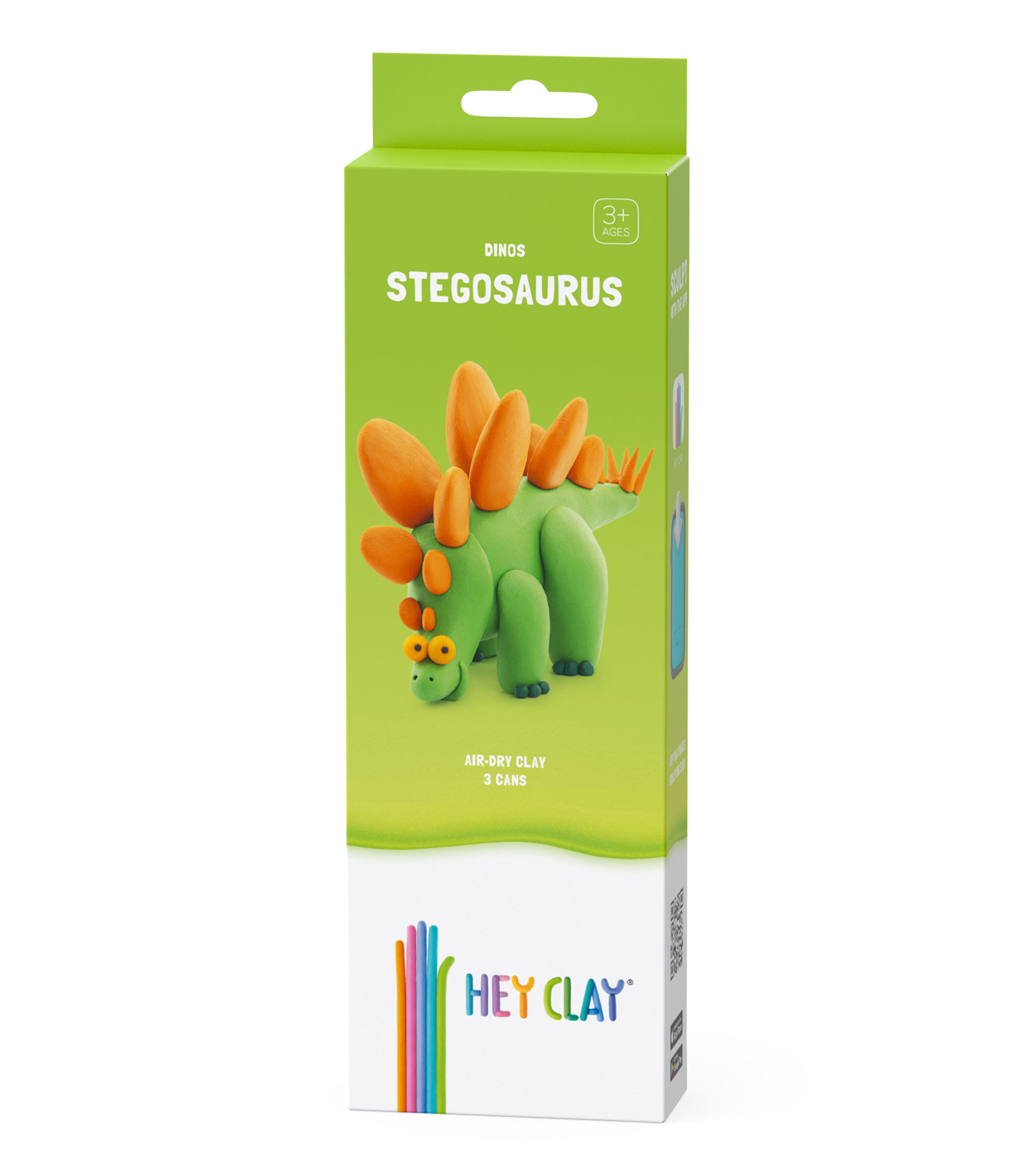 Estegosaurio, serie Dinos, 3 latas