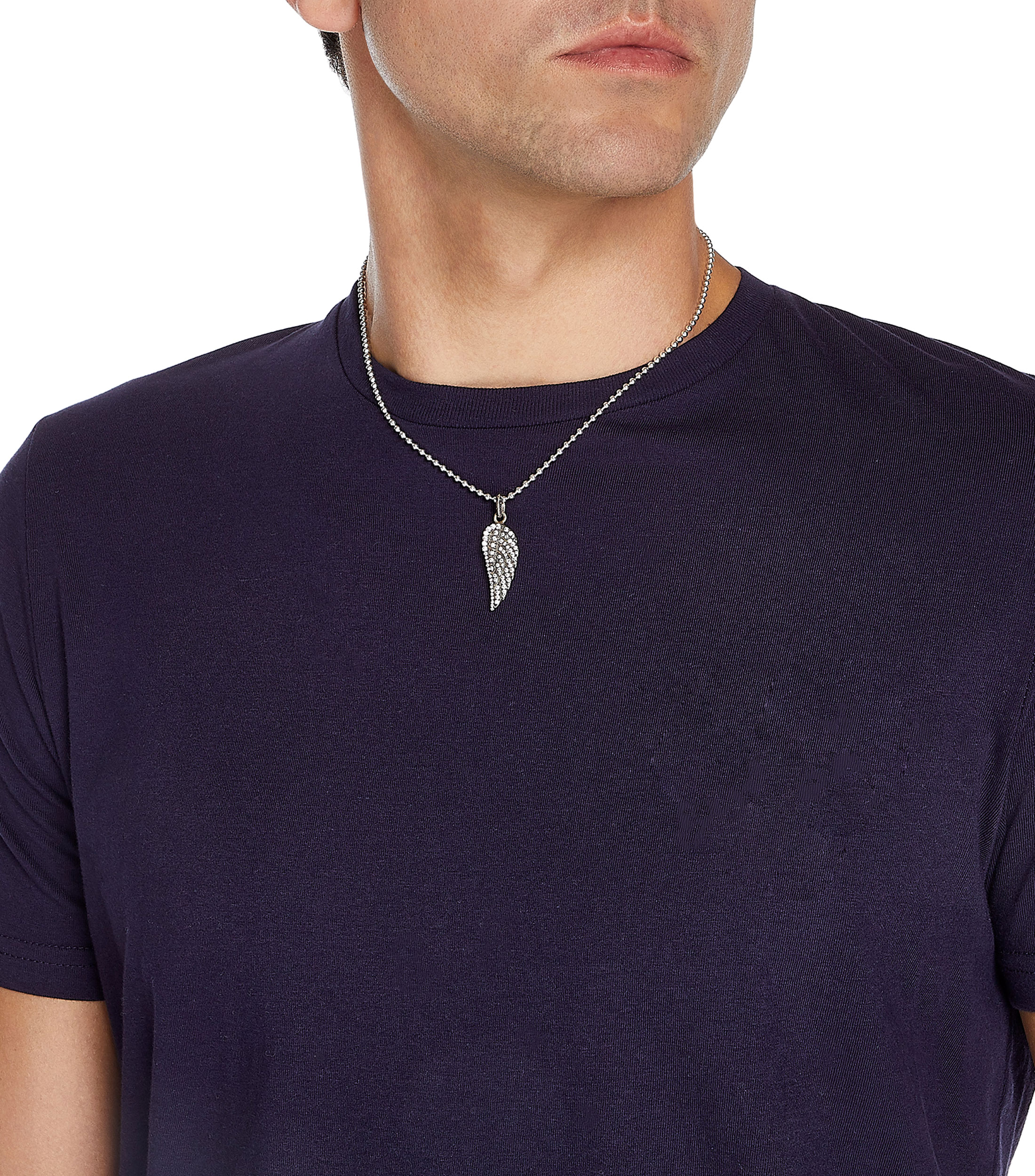 Collar Angel Zirconia Wings en plata .925 Hombre
