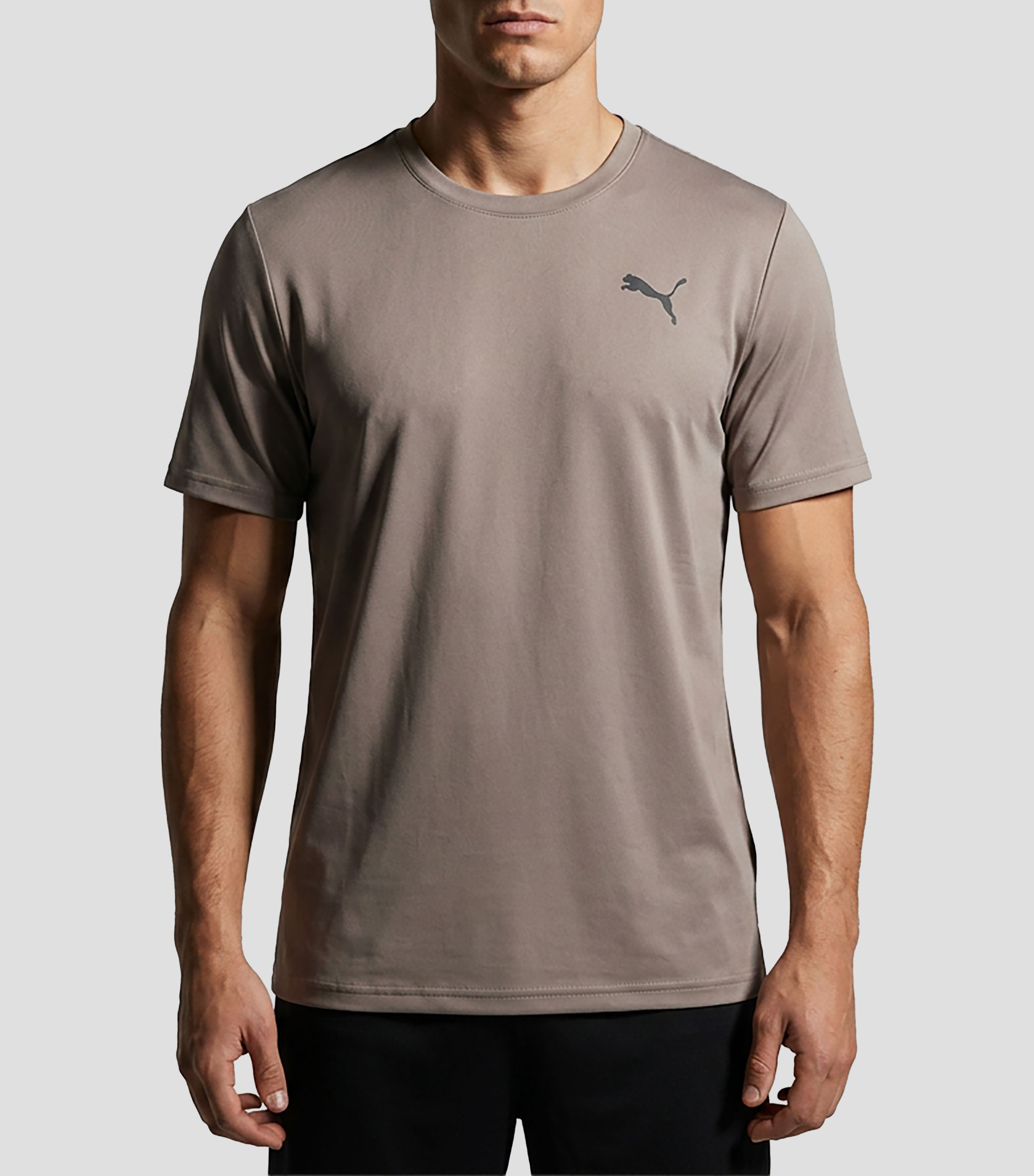 Playera para entrenamiento Tad Essential cuello redondo manga corta lisa Hombre