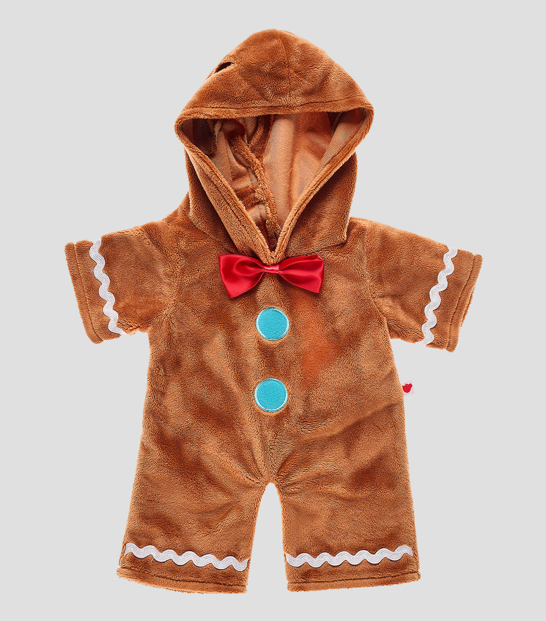 Disfraz de galleta de jengibre para peluche