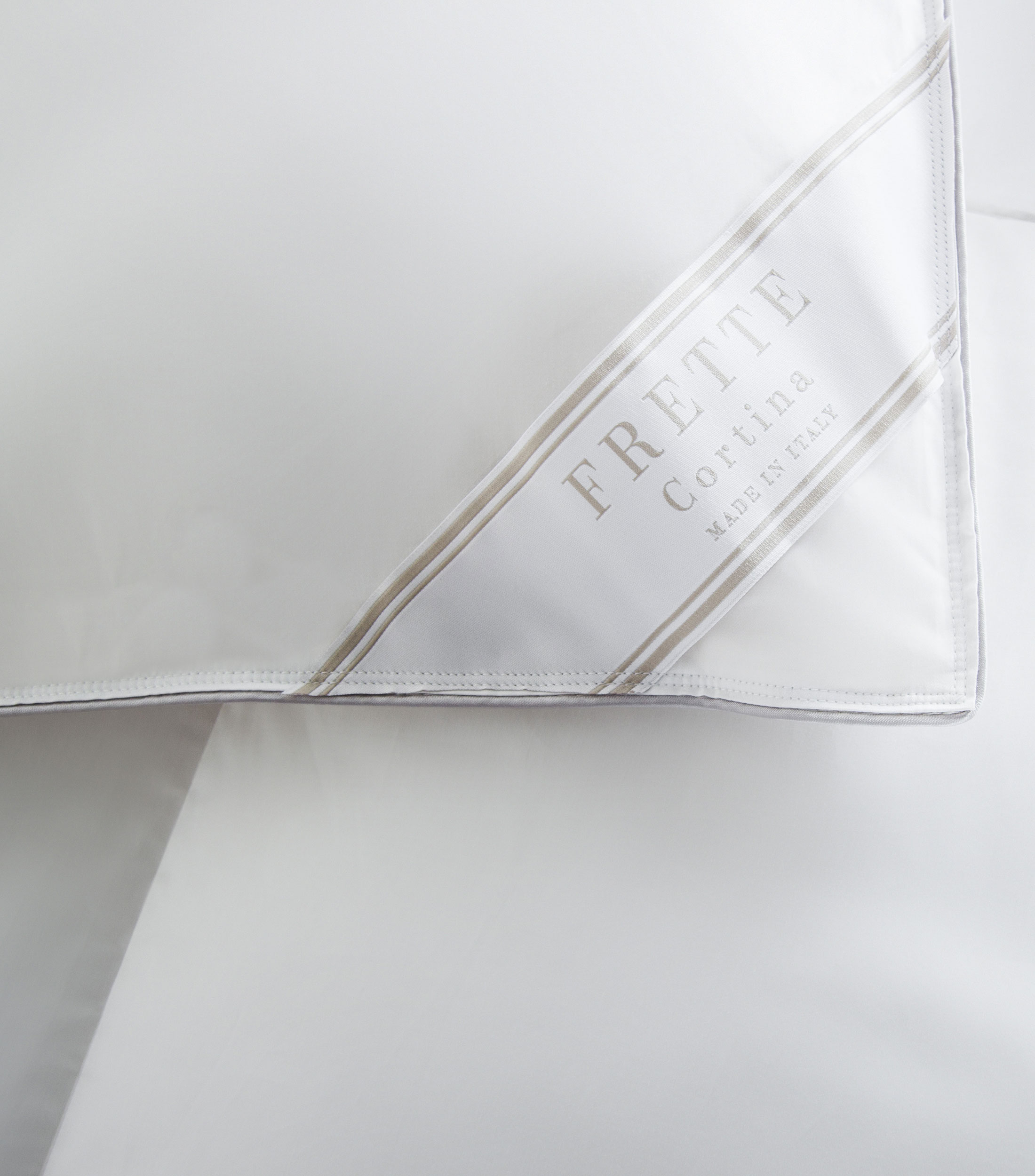 Funda para duvet Queen Size en algodon Cortina Blanca