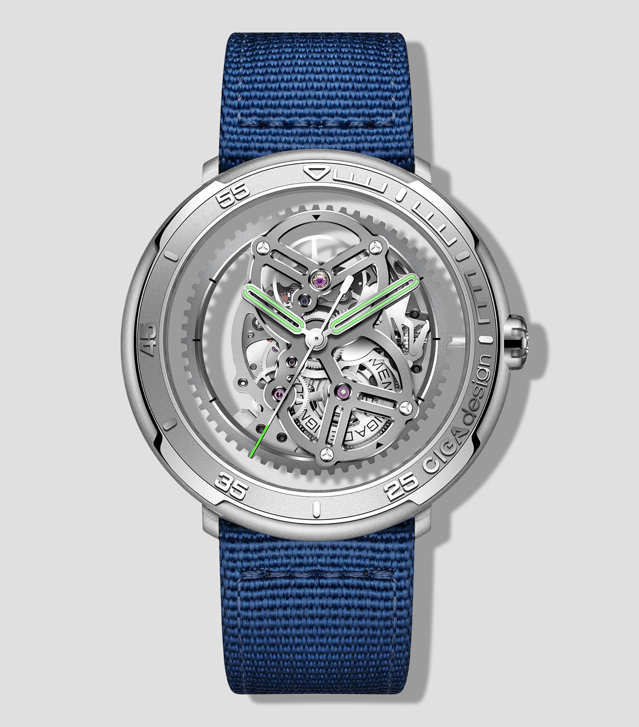 Reloj para Hombre Vector Edición Limitada Casual, plateado