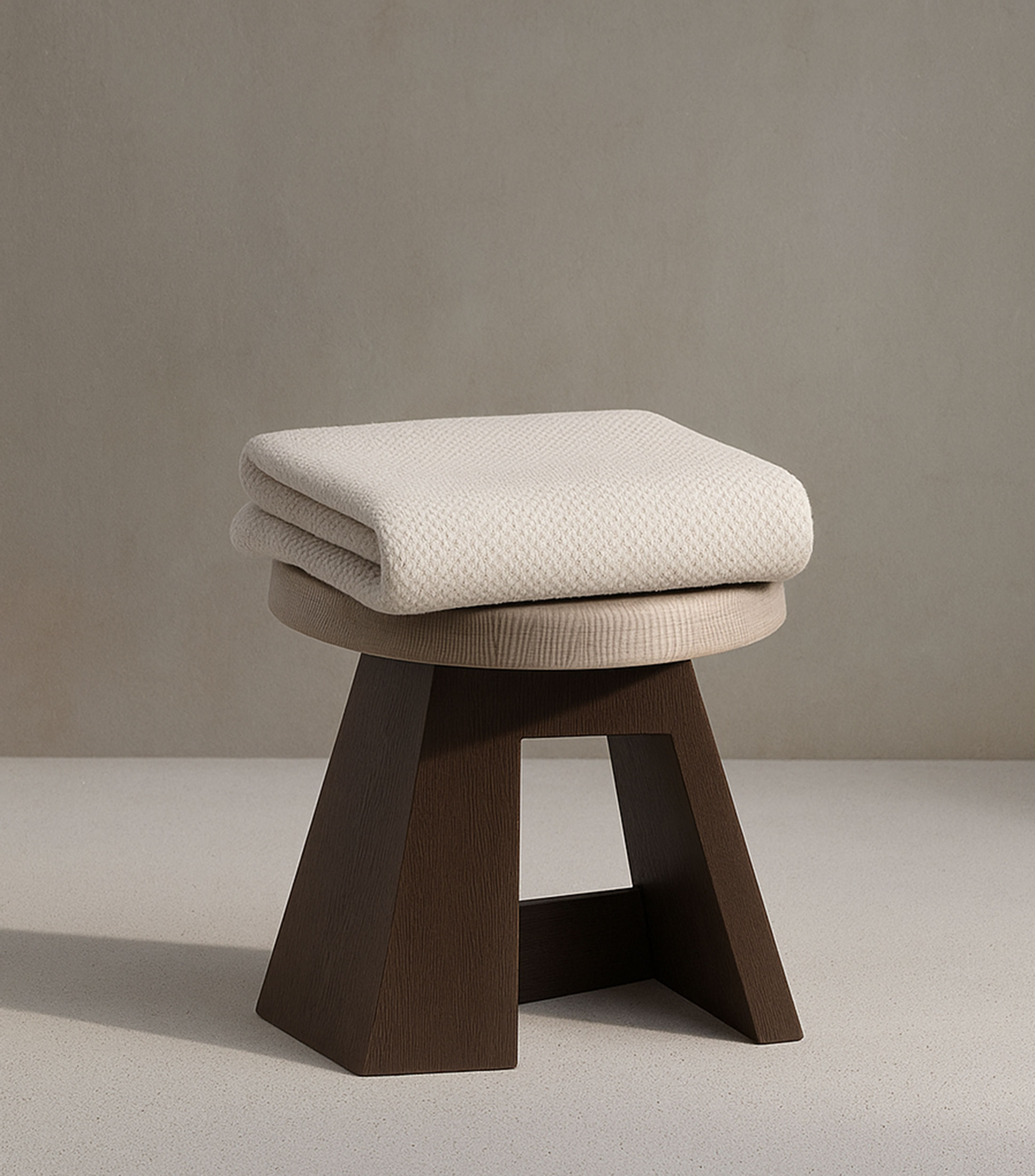 Toalla de medio baño beige