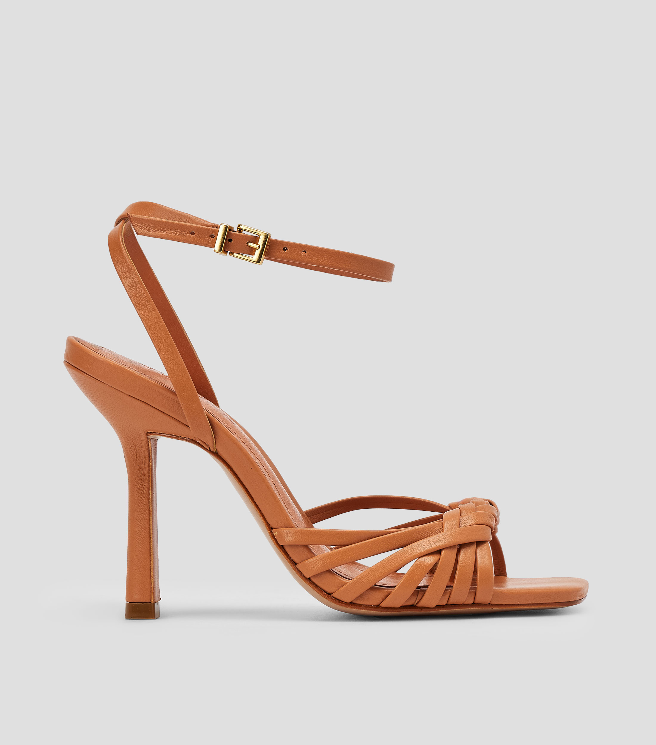 Sandalias con tacón alto de aguja Mujer