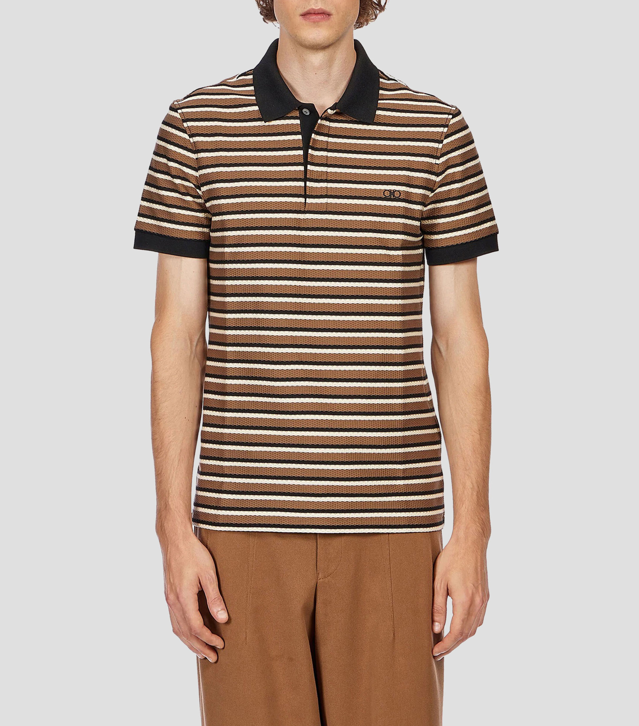 Polo en algodón piqué Hombre