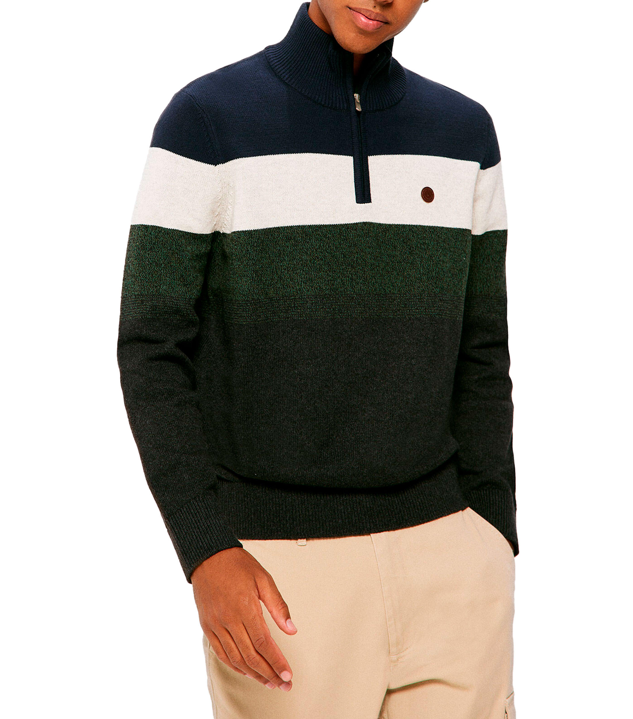 Suéter Springfield Para Hombre | Algodón, Diseño Urbano Y Casual | Calidad Premium, Fácil De Combinar