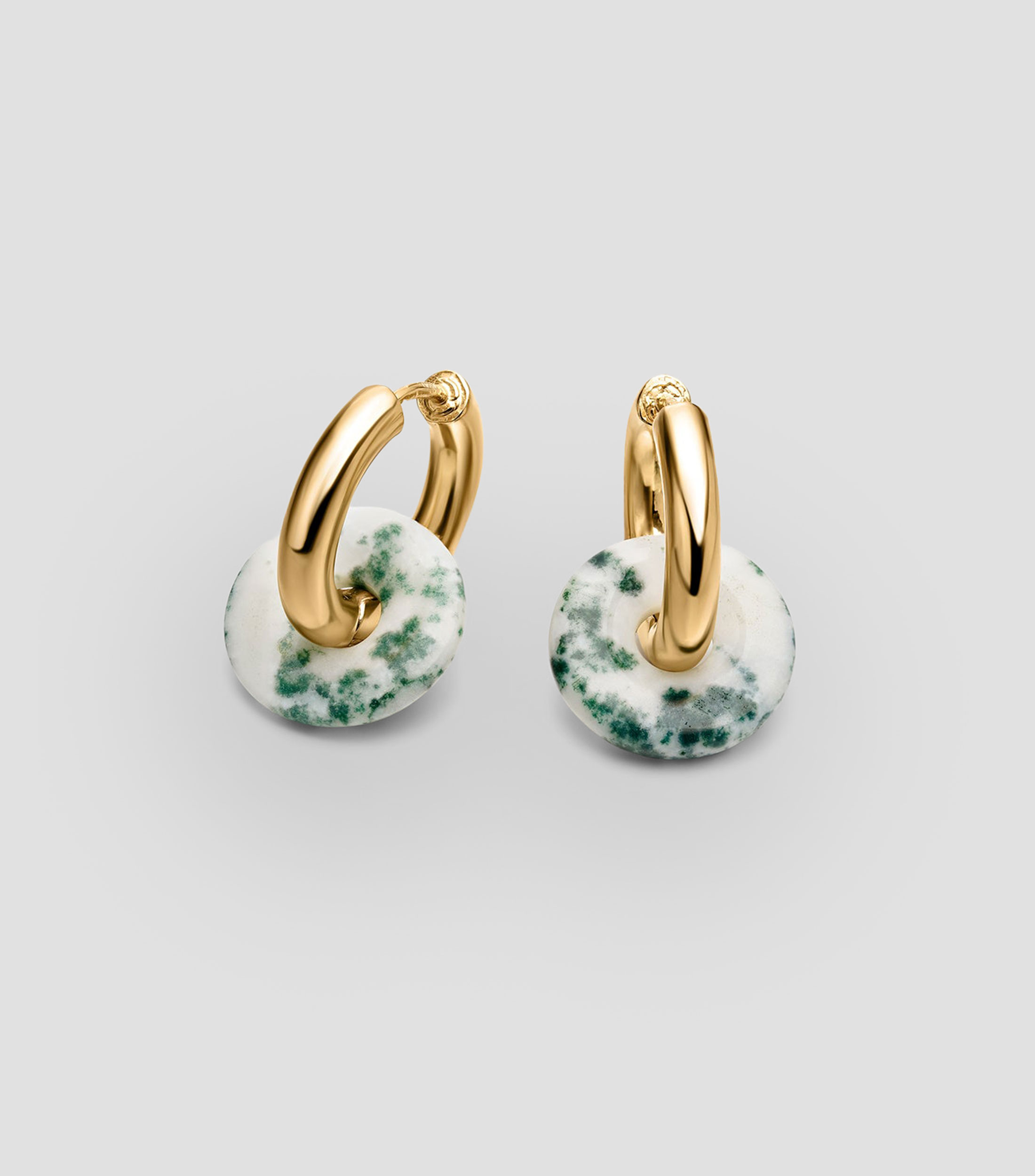 Aretes en plata .925 con ágata Donkie Mujer