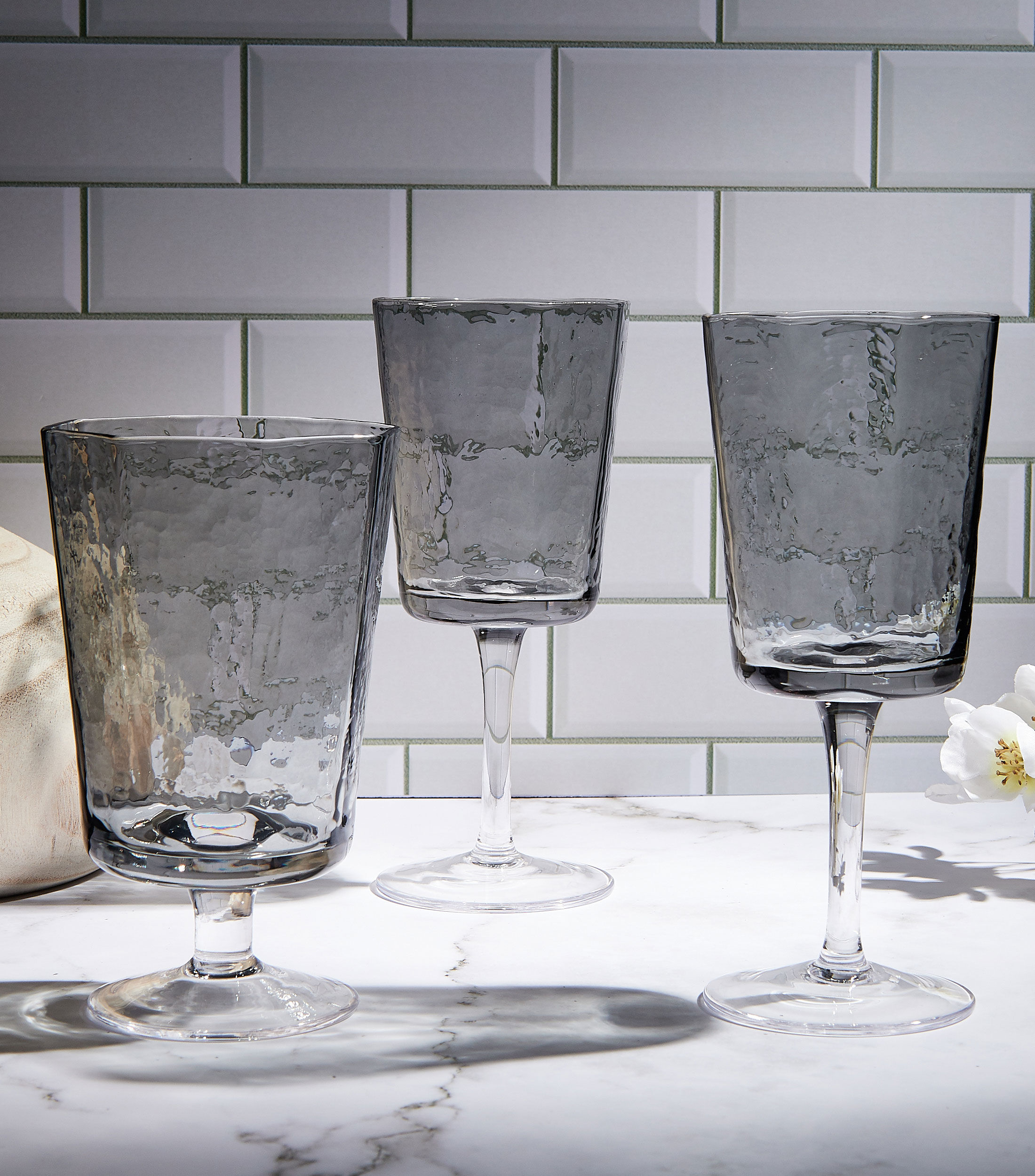 Set de 4 vasos Carpal de vidrio
