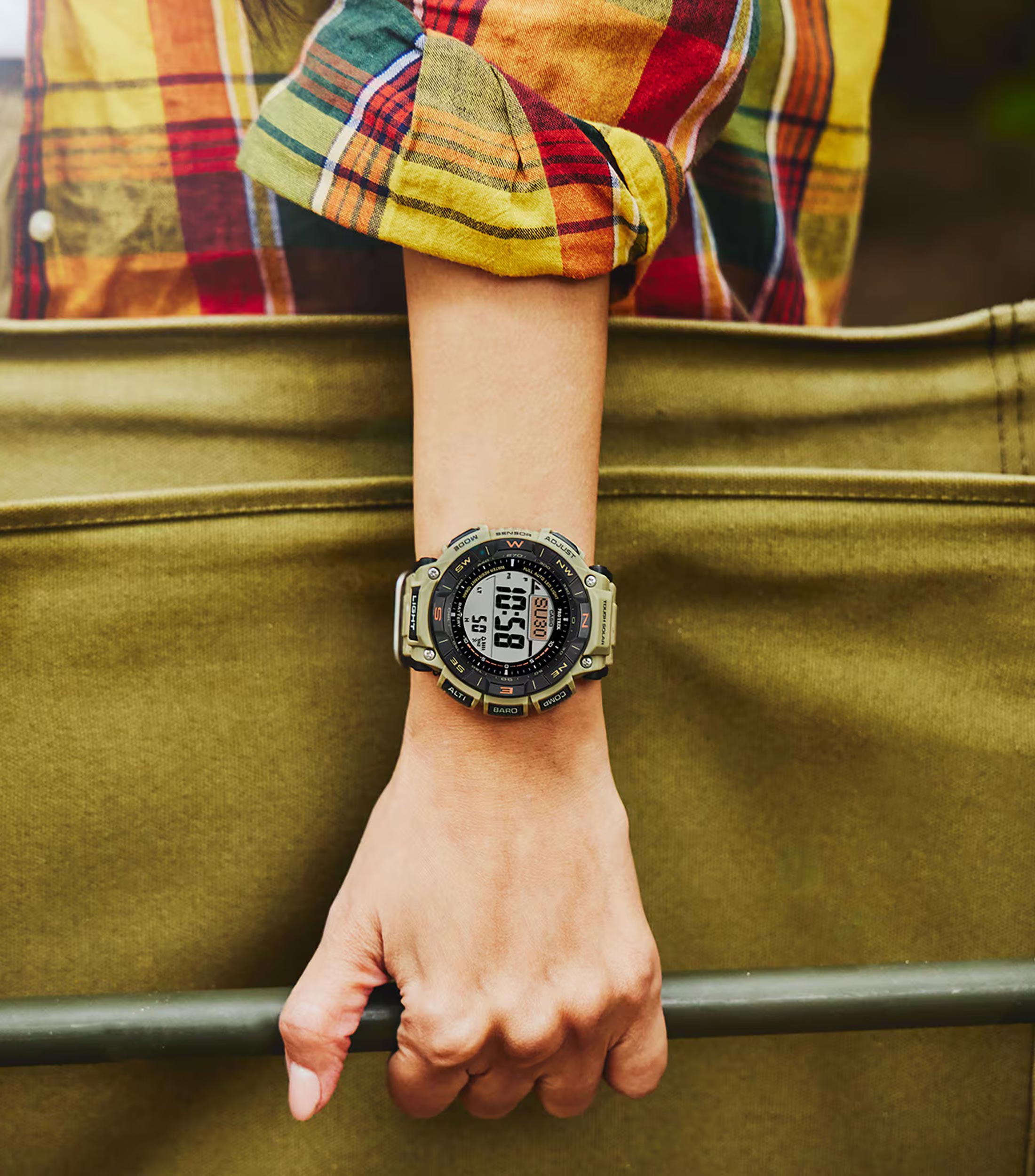 Reloj para Hombre Pro Trek deportivo marrón